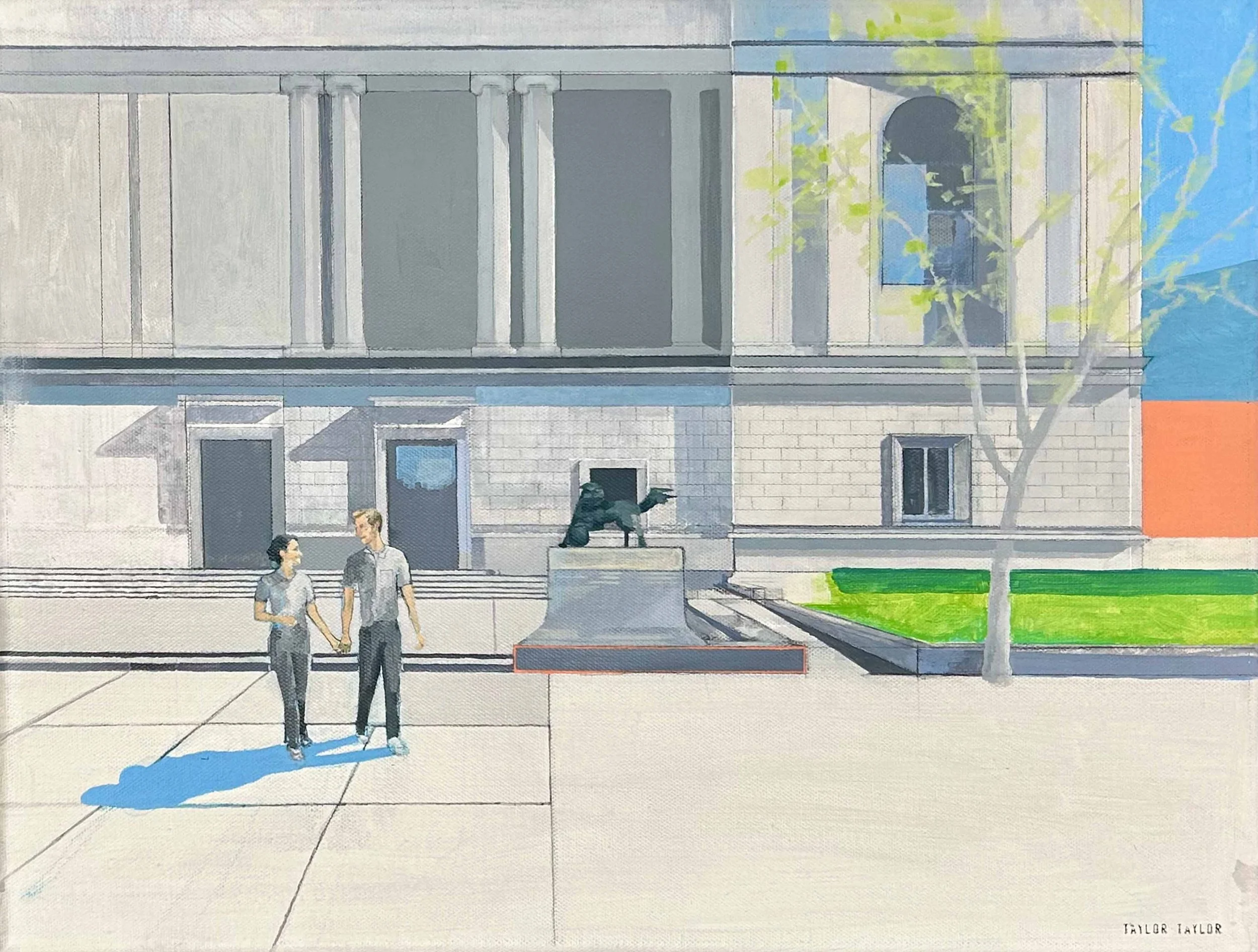 Acrylic on canvas, 14x20 in.