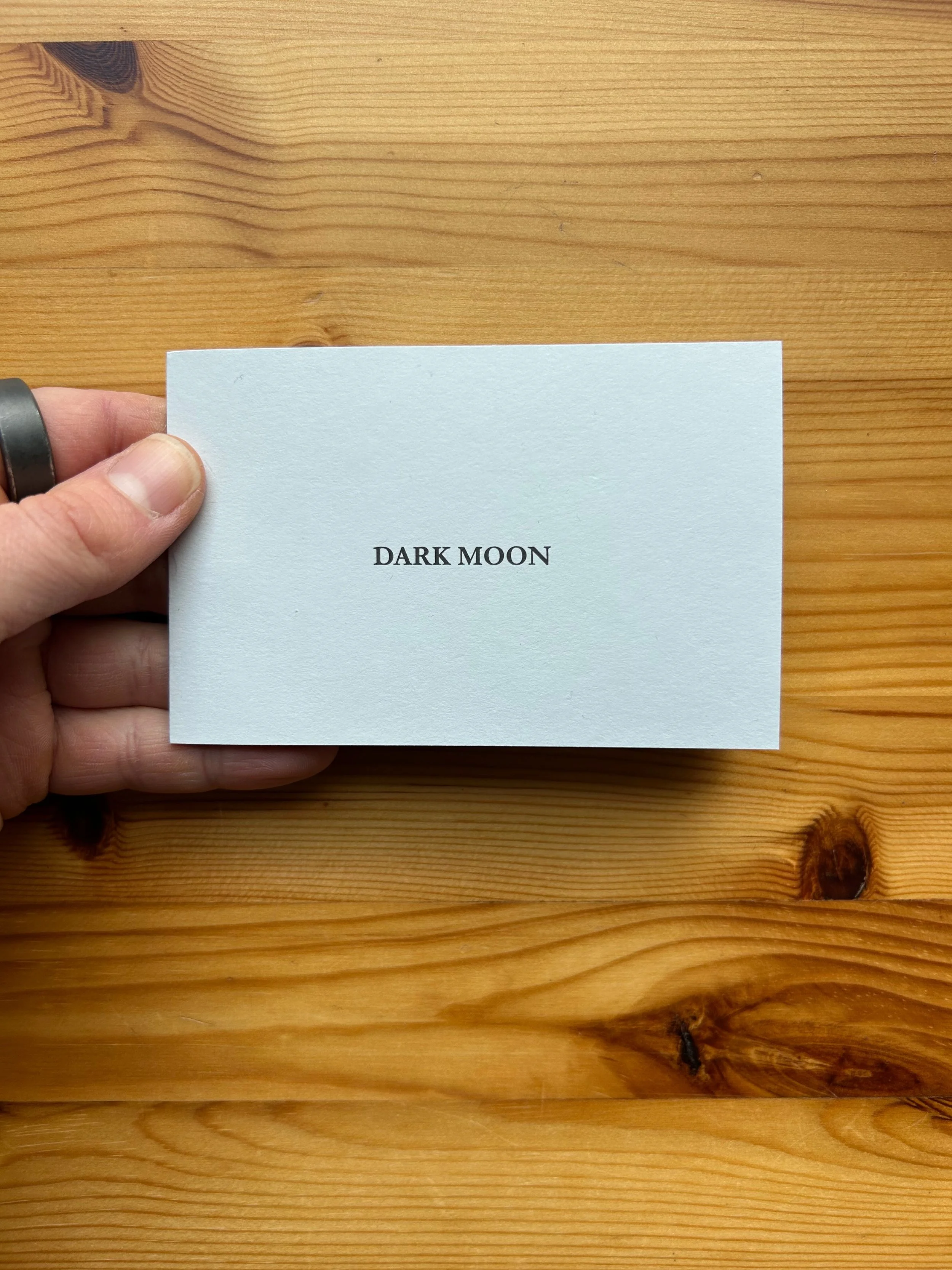 Pocket Poetry - Dark Moon