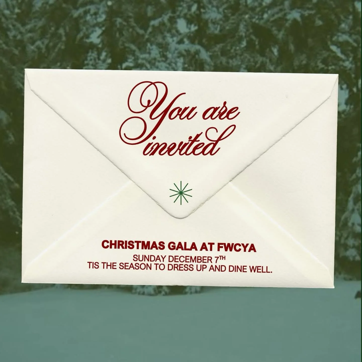 You&rsquo;re officially invited to the FWCYA Christmas Gala &mdash; let&rsquo;s celebrate the season in style. See you there!