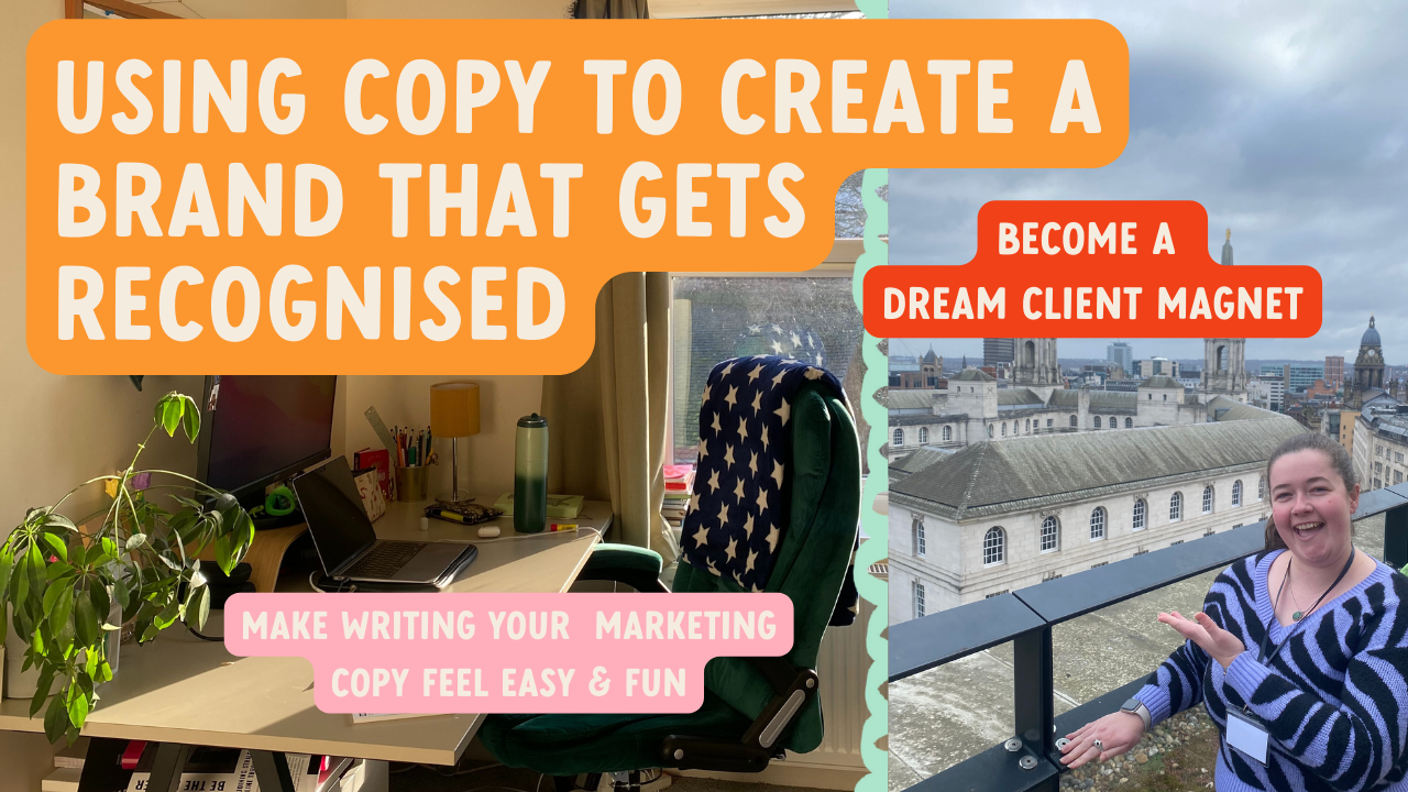 How to use copy to become recognisable