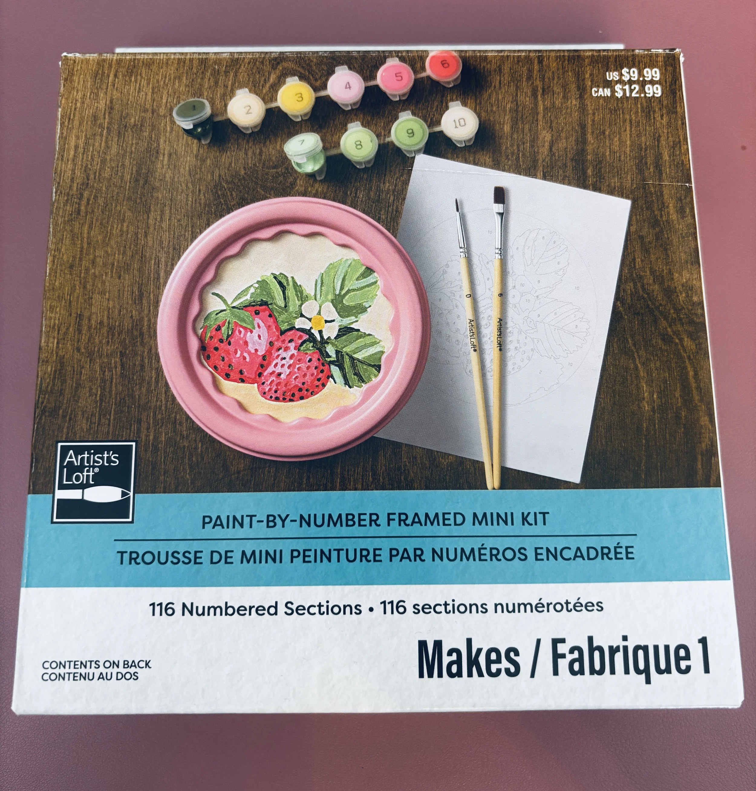 The Hobby Rx: Strawberry Paint-by-Numbers