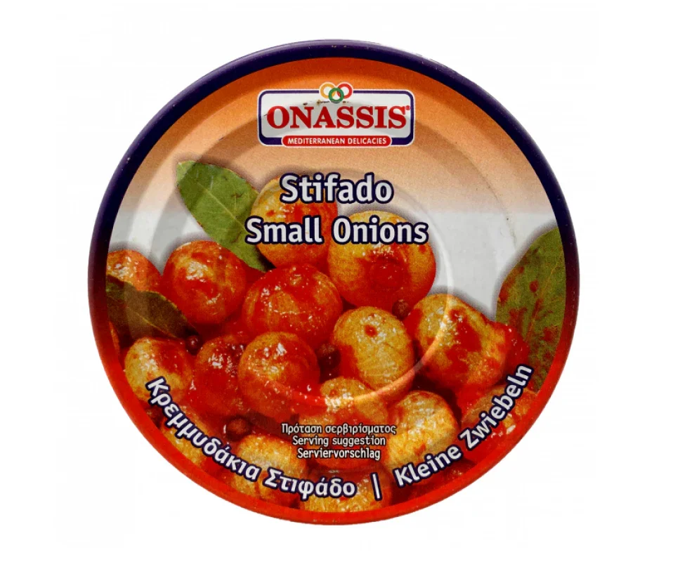 Onassis, Small Onions in Oil and Tomato 280g