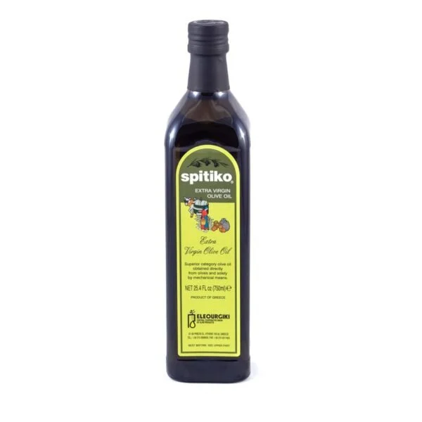 SPITIKO EVOO 750ML GLASS BOTTLE