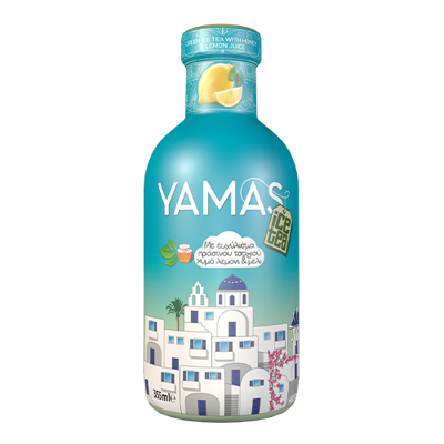 YAMAS ICE TEA: Green  Tea with Lemon and Honey  360ml/12oz