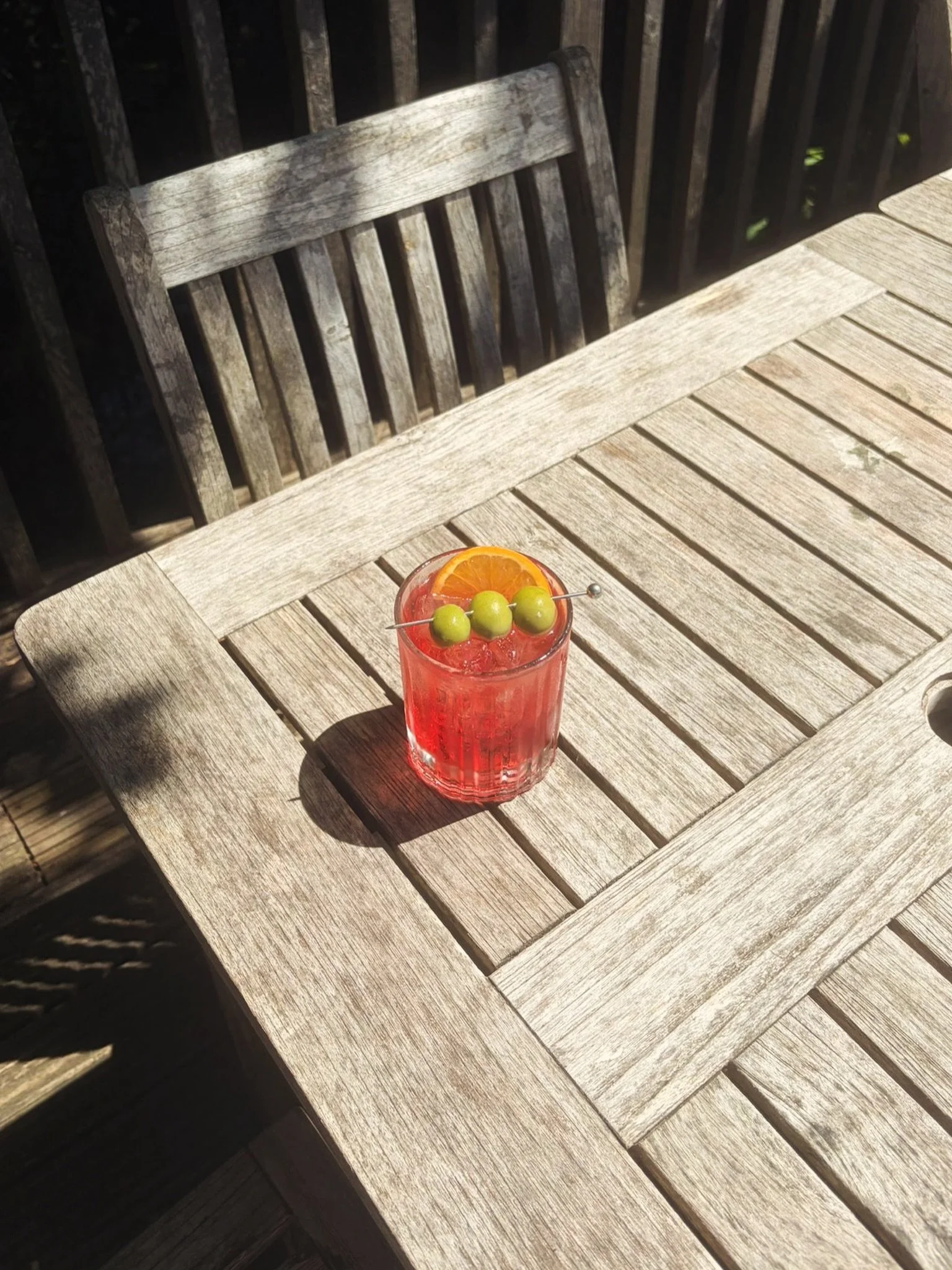 Garden weather. Kitchen open all day 12-9pm. 

Swipe for menu.