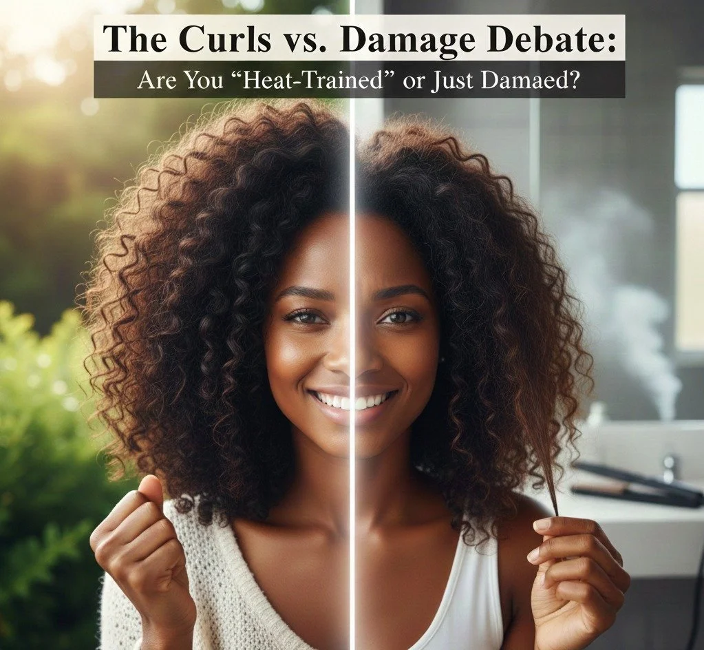 🚨 The Real Wash Day Trauma: When Your Coils Don't Snap Back 🚨
Hey, Crown Club Queens! Let's get real about a tricky subject that often leaves us confused, frustrated, and maybe a little ashamed: heat.

We&rsquo;ve all been there&mdash;you want that