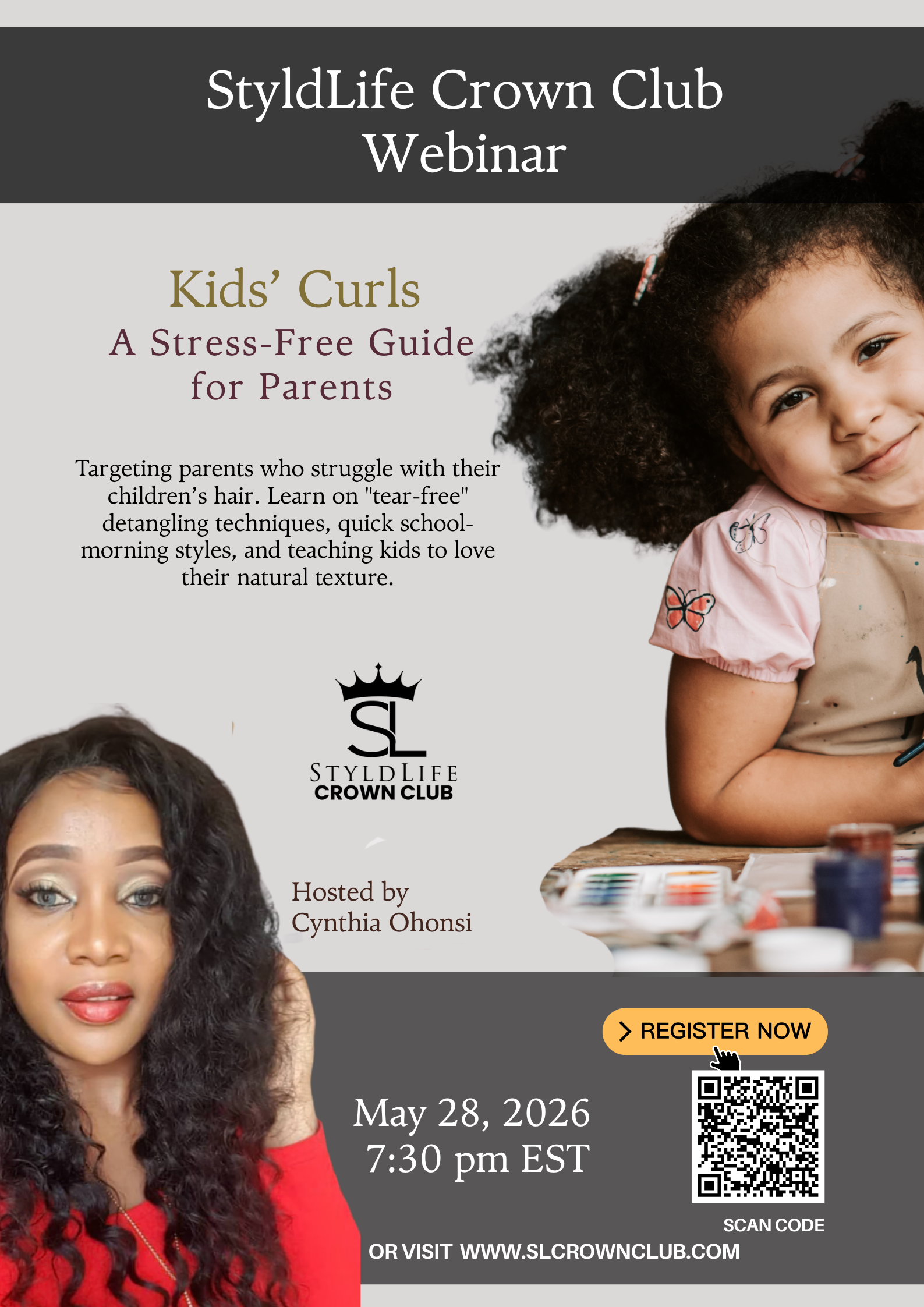 Manage Kids’ Curls: A Stress-Free Guide for Parents with Cynthia Ohonsi