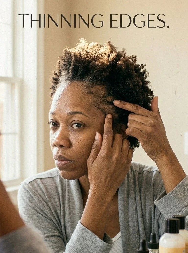 What to Do?

Struggling with thinning edges? StyldLife Crown Club is here to help! 💁&zwj;♀️✨

Our experts are focusing on tension-free application to ensure maximum length retention and a healthy scalp. Because a happy scalp means happy edges! 🌱

N