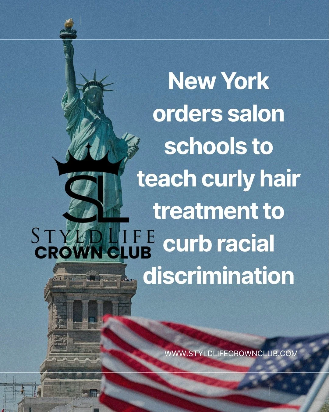 New York&rsquo;s cosmetology and hair-styling schools will soon start teaching how to deal with curly and kinky hair if they want to be able to license students. 

Do you think other states should follow? comment.

Read the full article from our webs