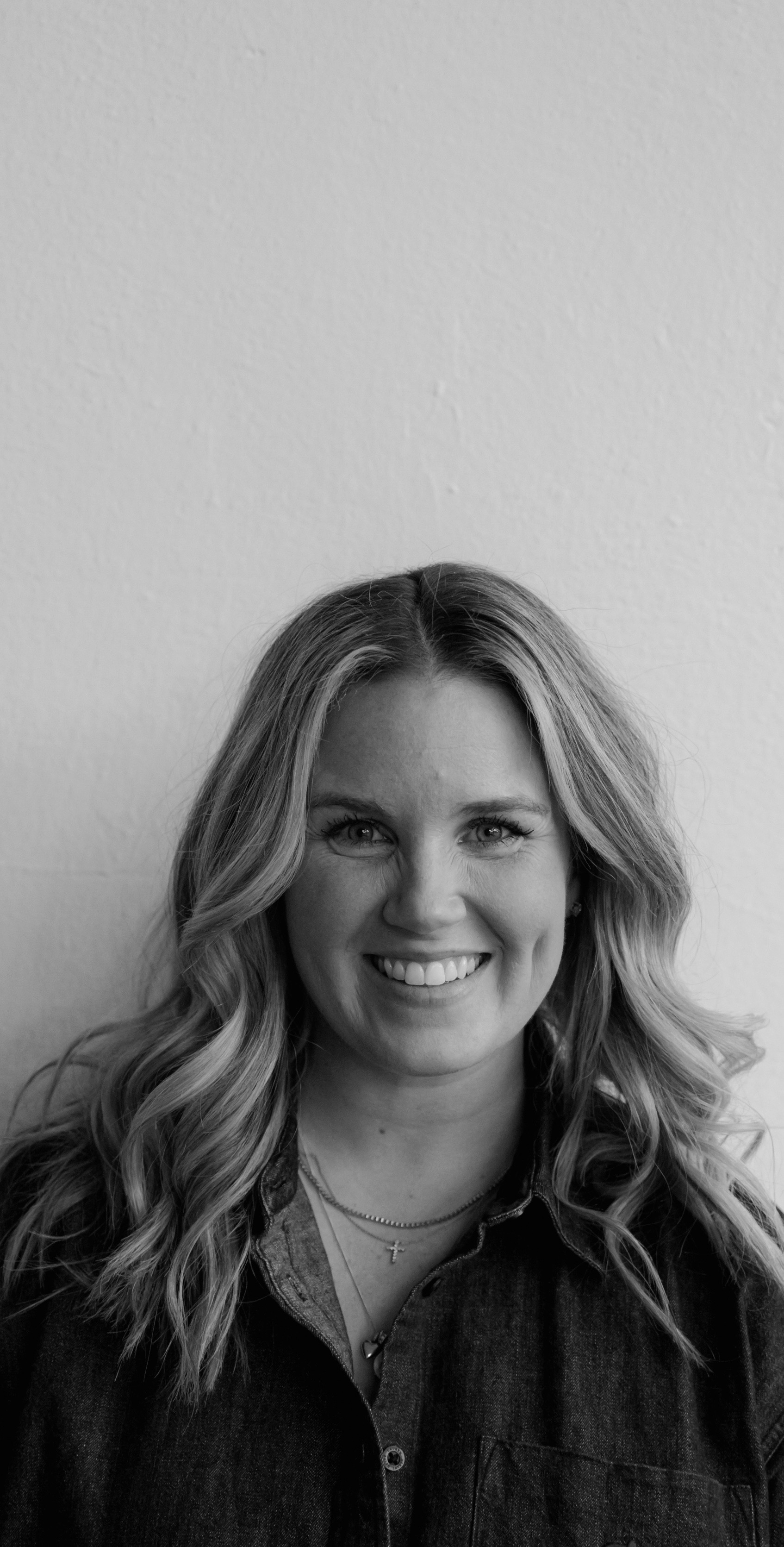 Black and white photo of owner and designer of Soft Step