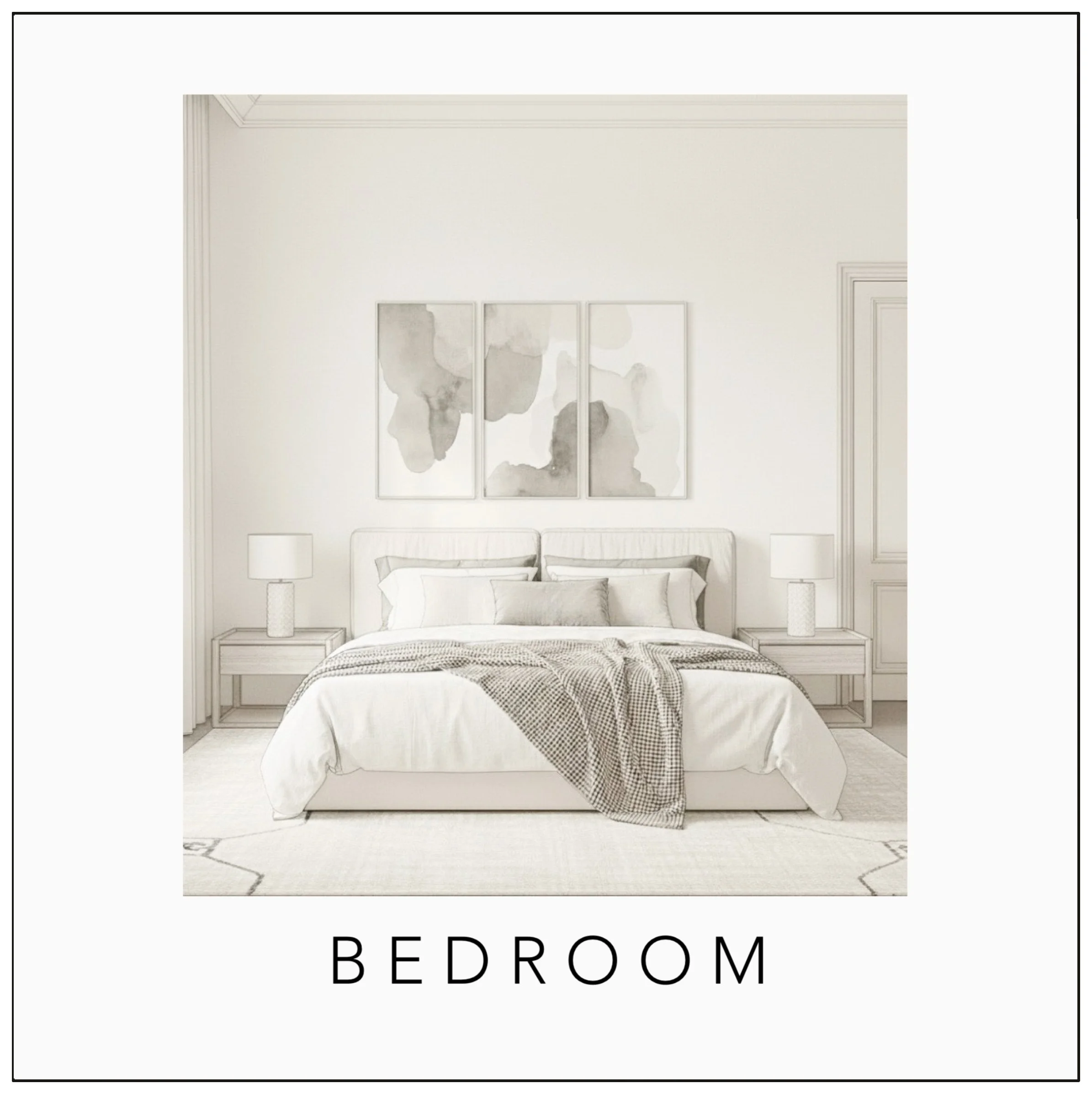 Bedroom from Designs Delivered's Home Furnishings and Décor featuring curated design boards for bedroom furniture and decor