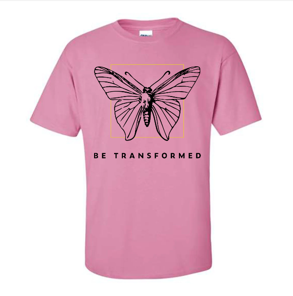 Transformed Not Conformed Tshirt Butterfly Pink Front.png