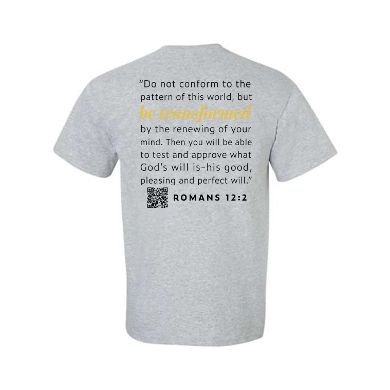 Romans 12 2 Be Transformed Butterfly Tshirt Grey Back.png