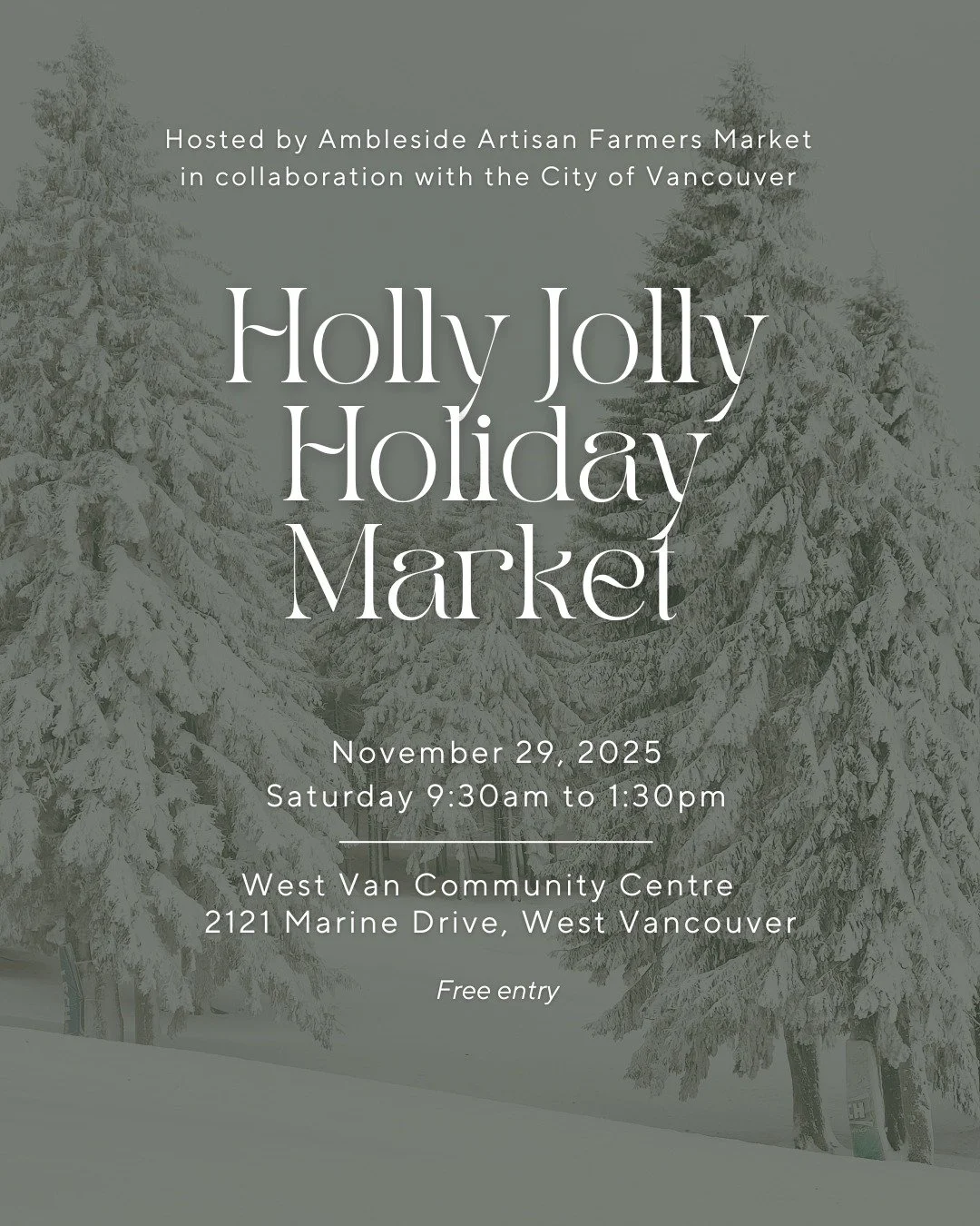 This Saturday, November 29th from 9:30am to 1:30pm, come find the perfect holiday gifts for your loved ones and yourself to warm this Winter season!

#stillcandlesco #amblesideartisanfarmersmarket #holidaymarket #christmasmarket #shoplocal #supportlo