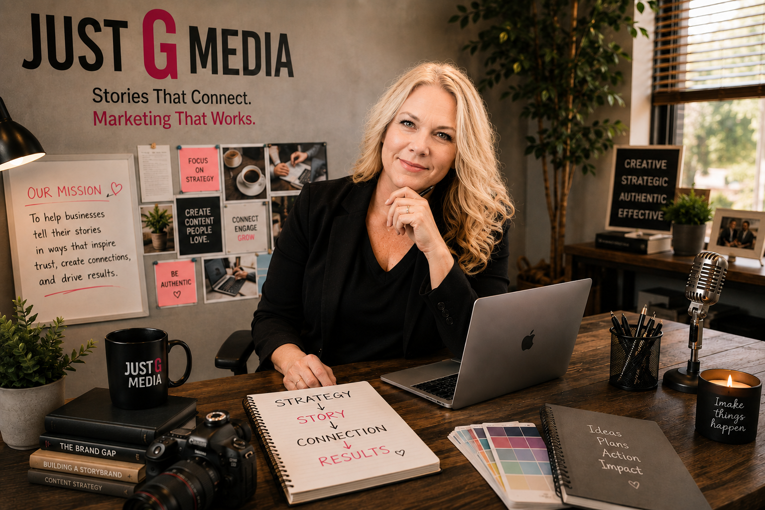 Gina Jameson, Just G Media Founder