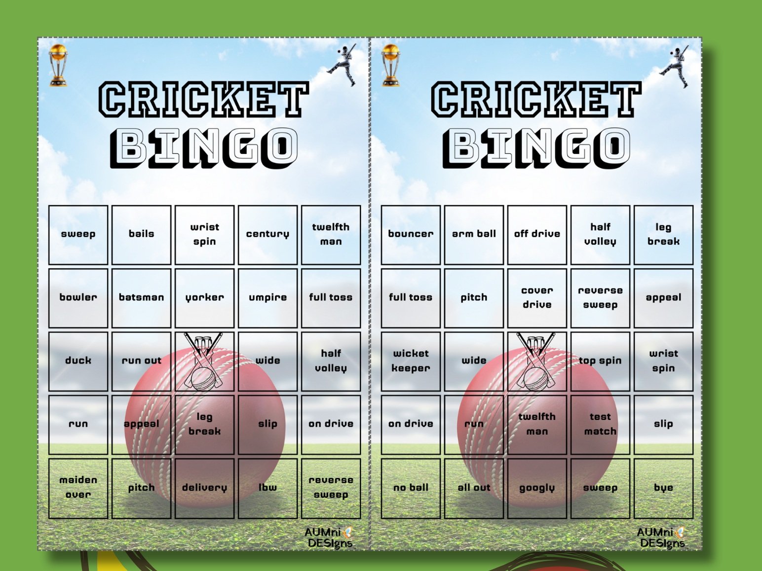 Cricket Bingo Diwali Gift