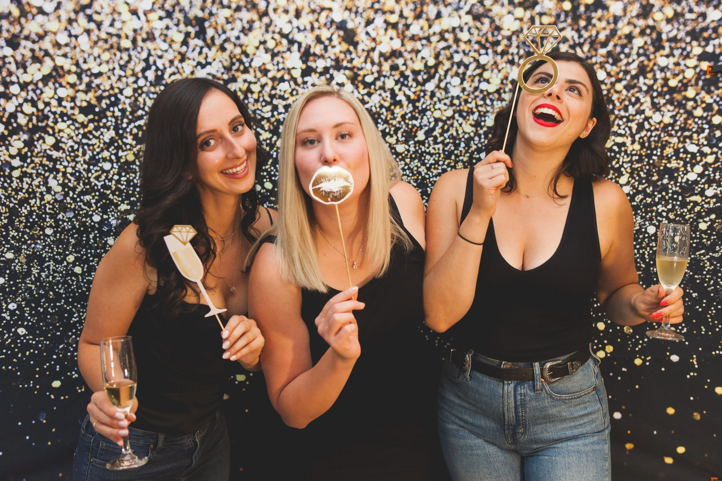 Guests enjoying a luxury bachelorette party planned and styled by Crest Events in Whistler, British Columbia.