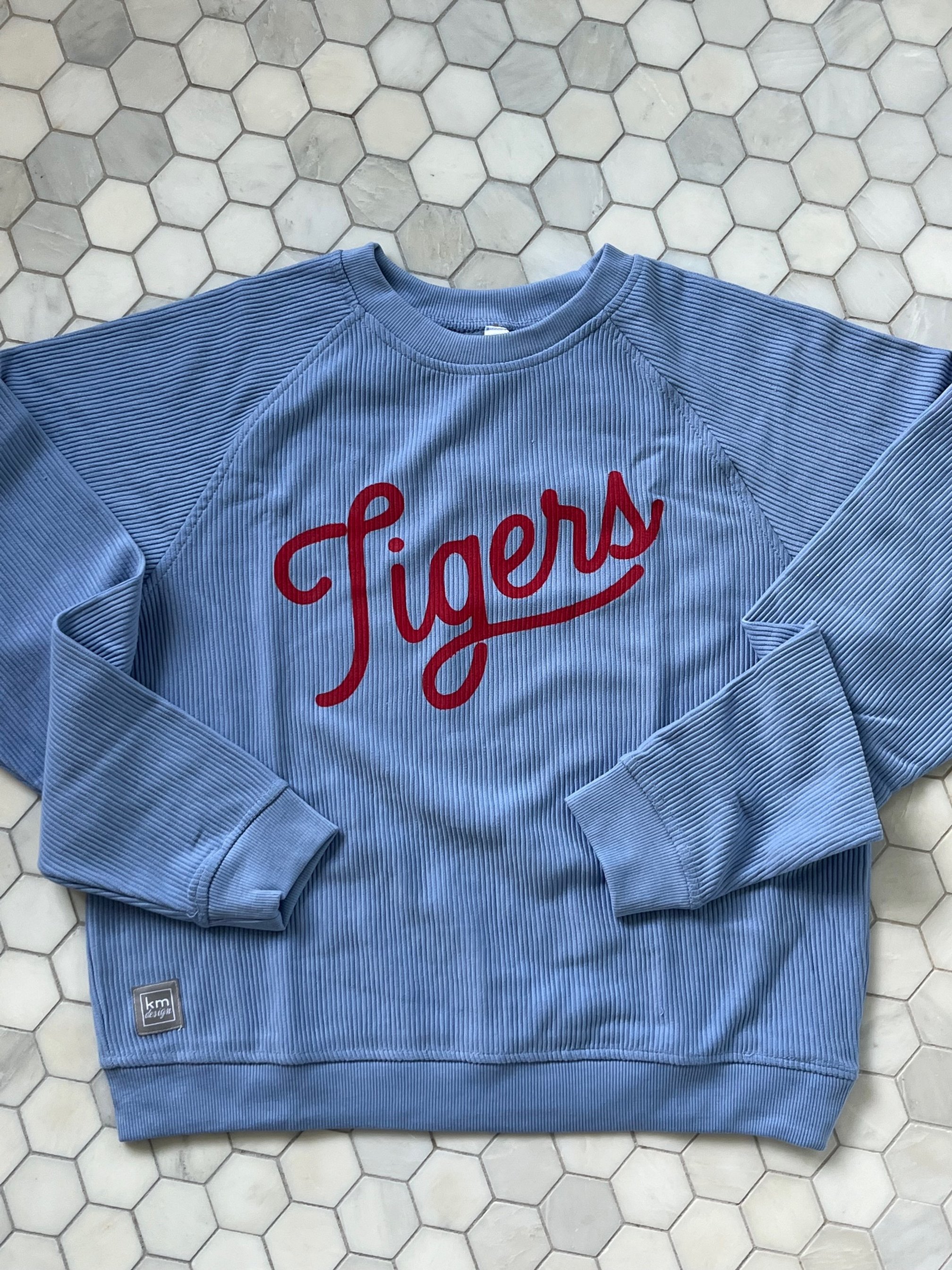 TIGERS Corded Crew Sweatshirt