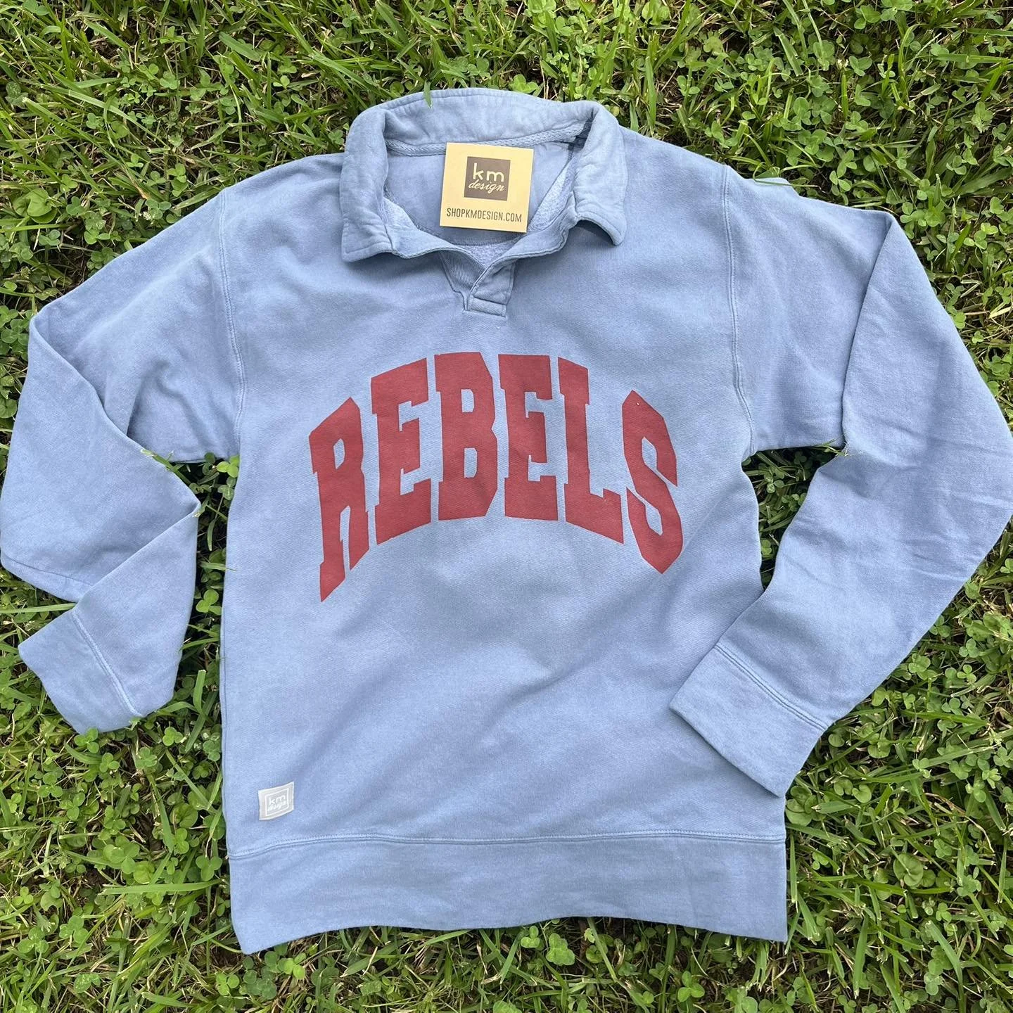 REBELS Polo Collar Pullover