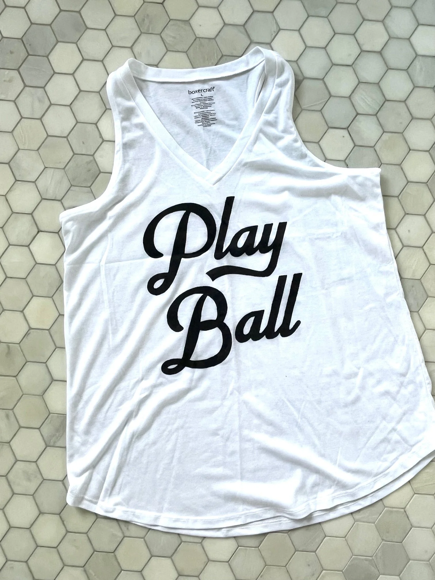 PLAY BALL Racerback Tank