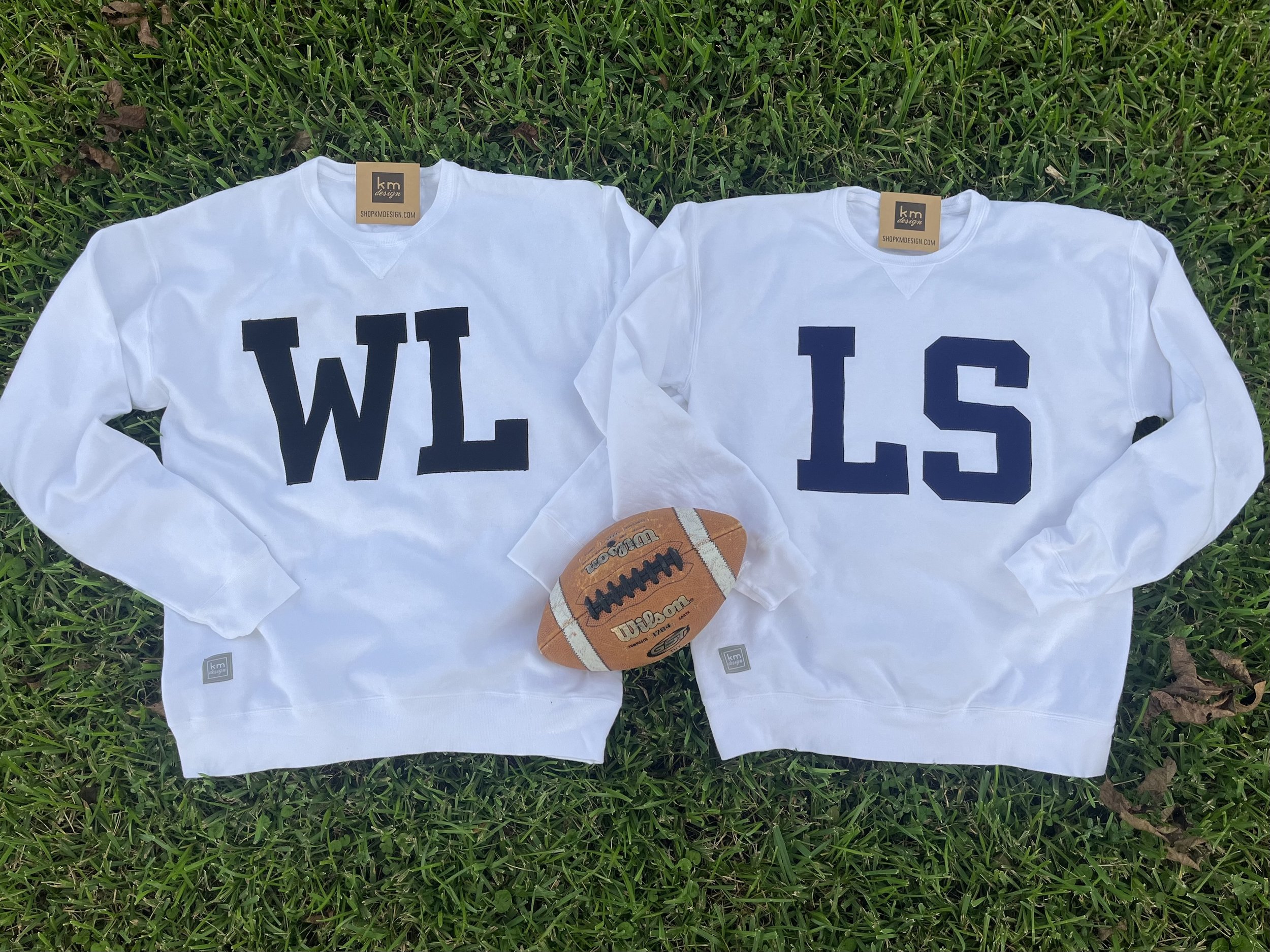 ComfortWash Varsity Letters Applique Sweatshirt