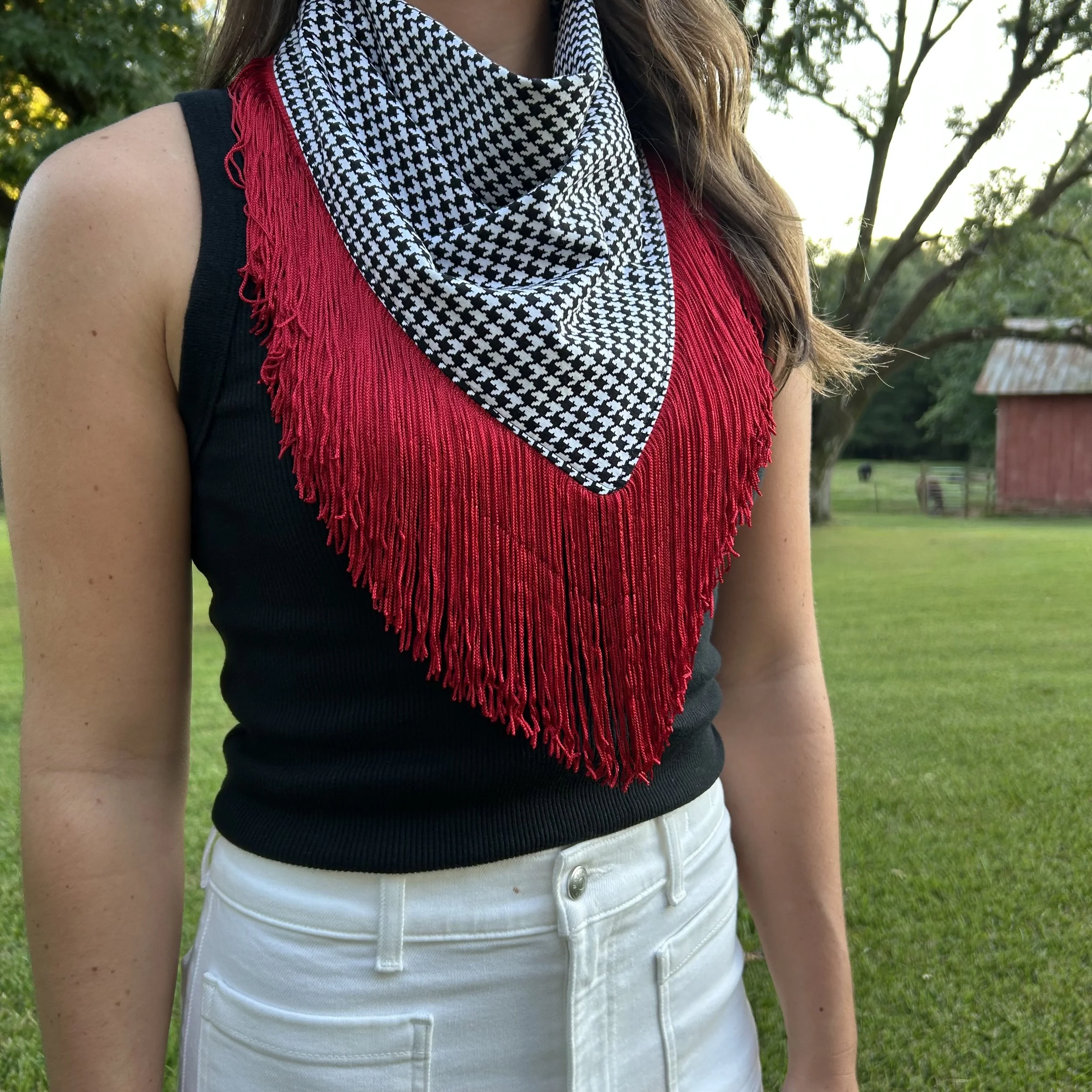 "The Bear" - crimson fringe