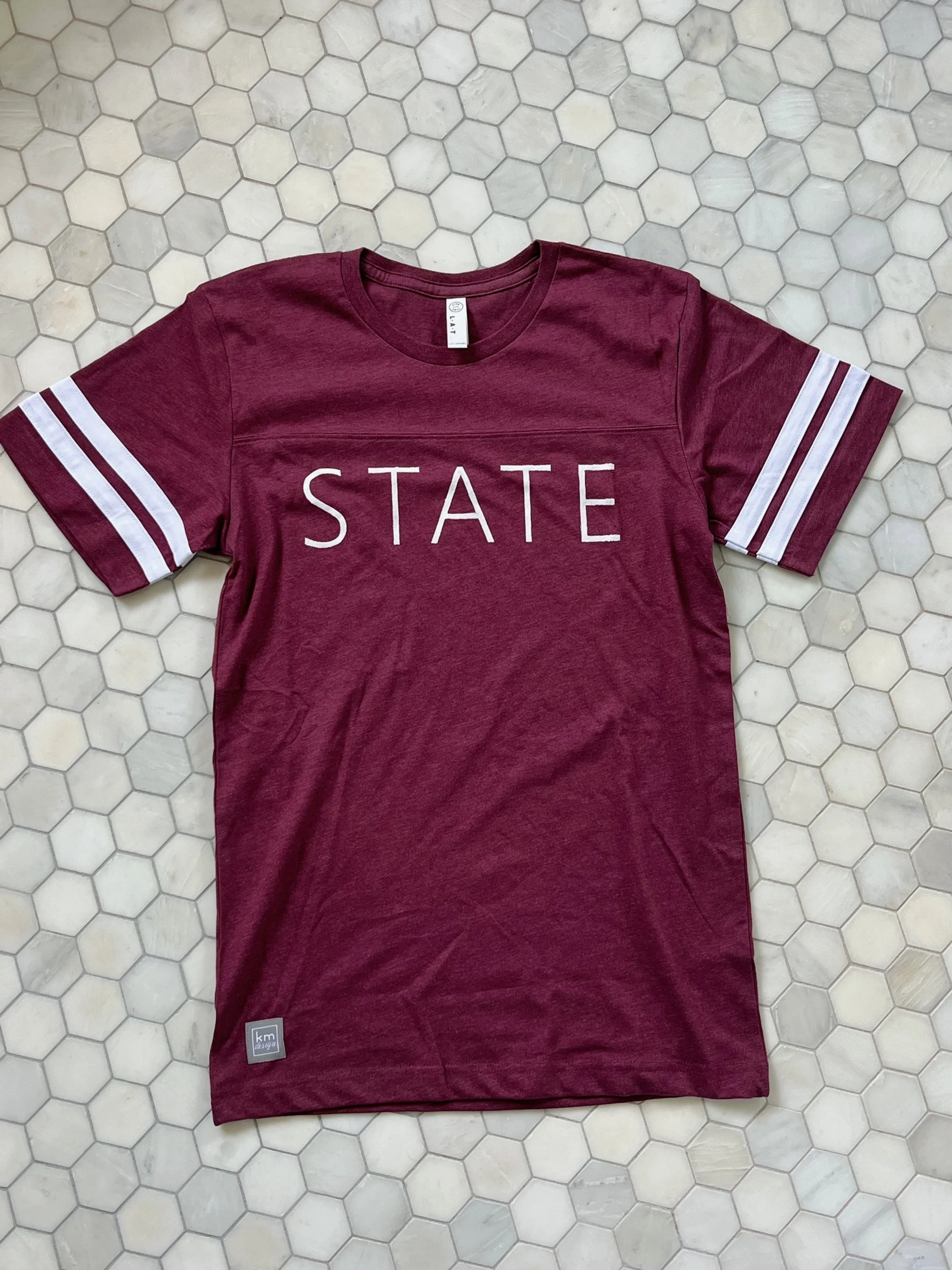STATE Football Tee