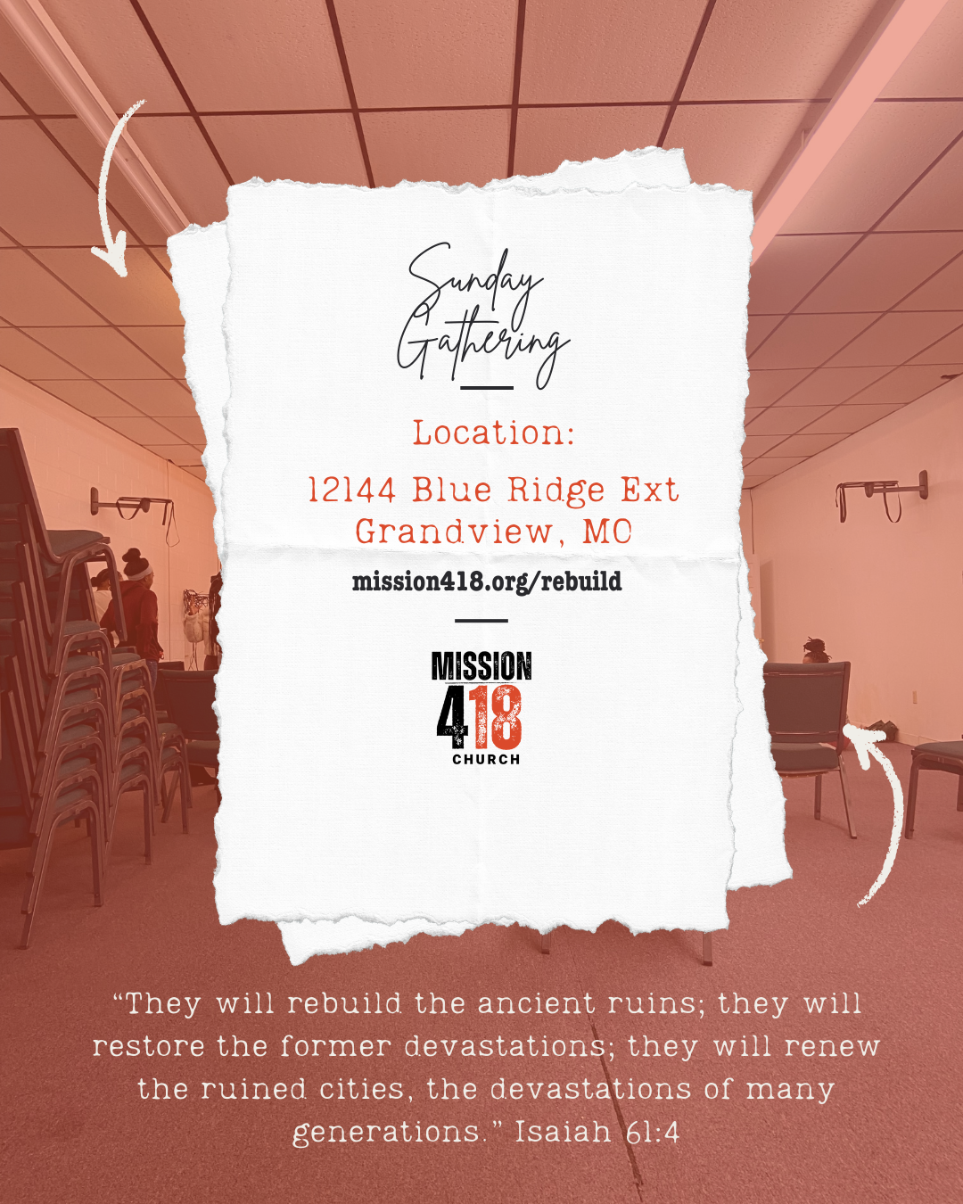 Mission 418 Sunday Service // 11AM