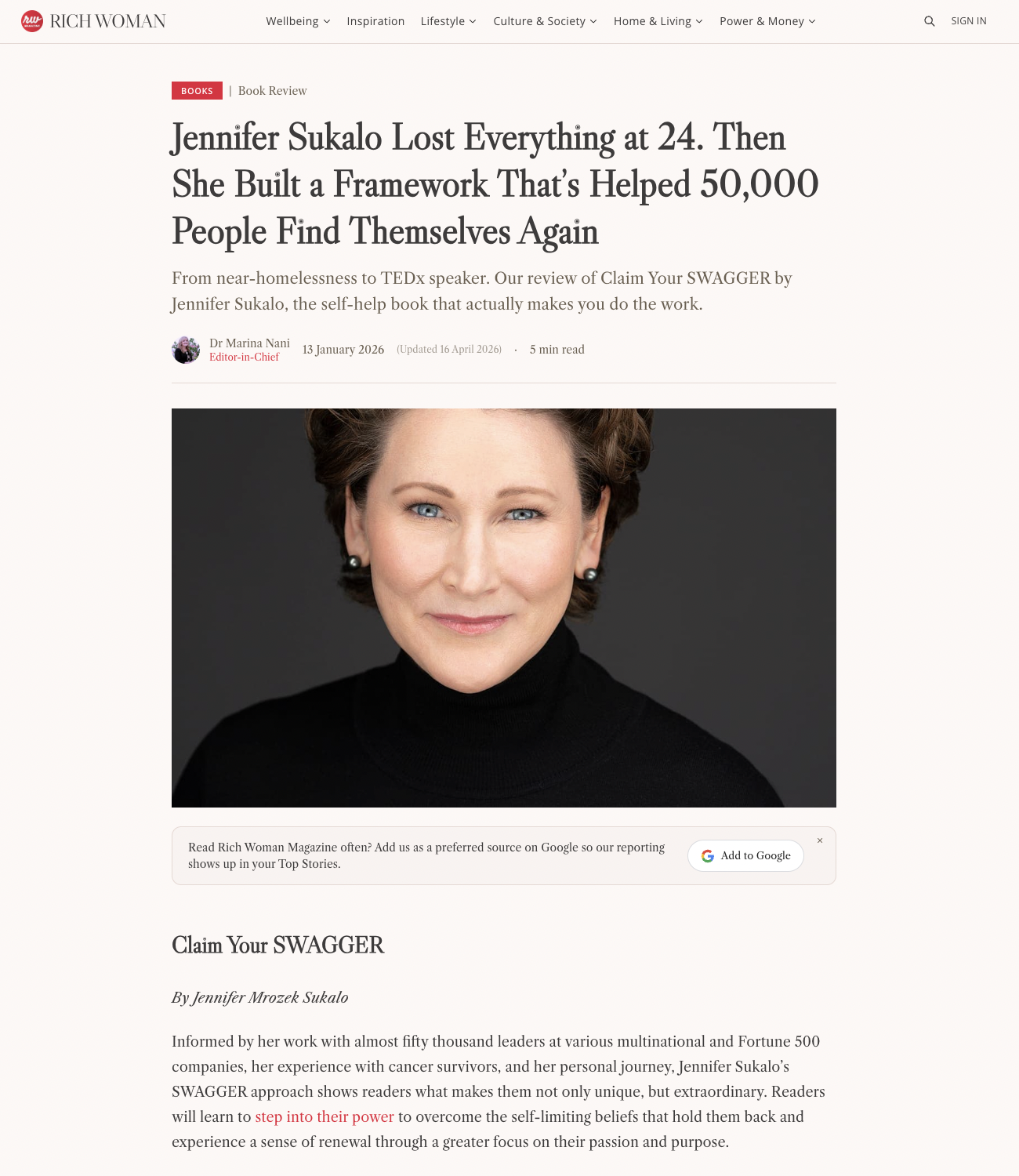 Jennifer Sukalo Media Feature
