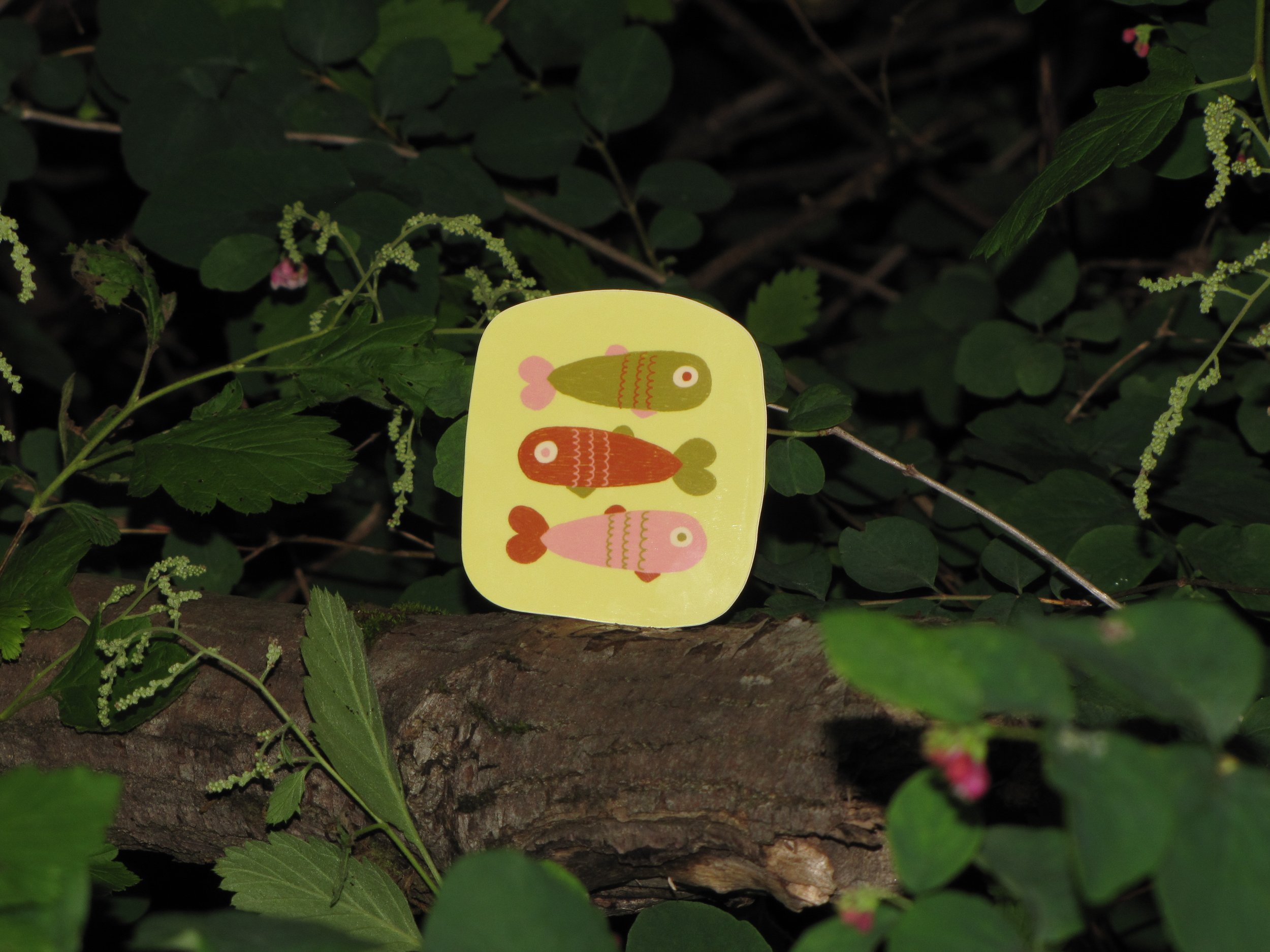 3 Fish Sticker