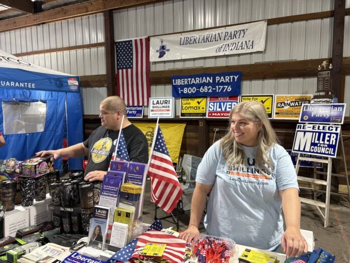 Shillings Visits Hancock County