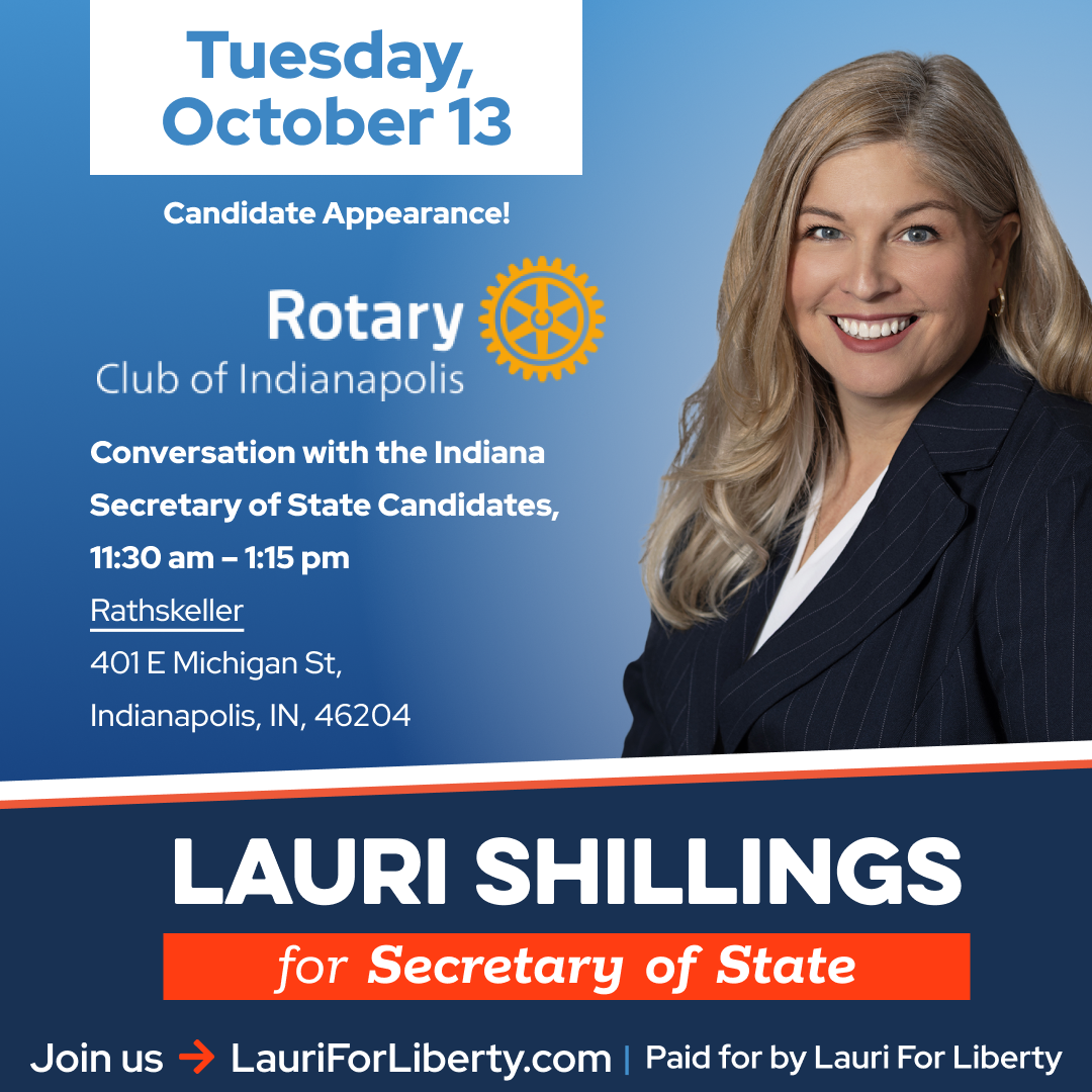 Rotary Club of Indiana Conversation with Secretary of State Candidates