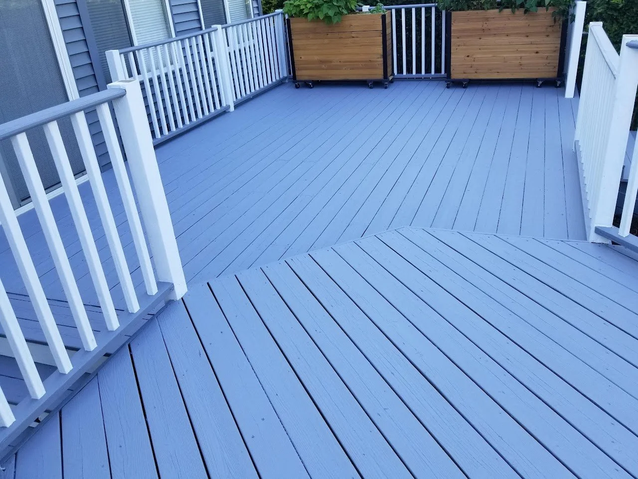 The Stunning "After": Complete Deck Resurfacing for Extensive Peeling and Weather Damage