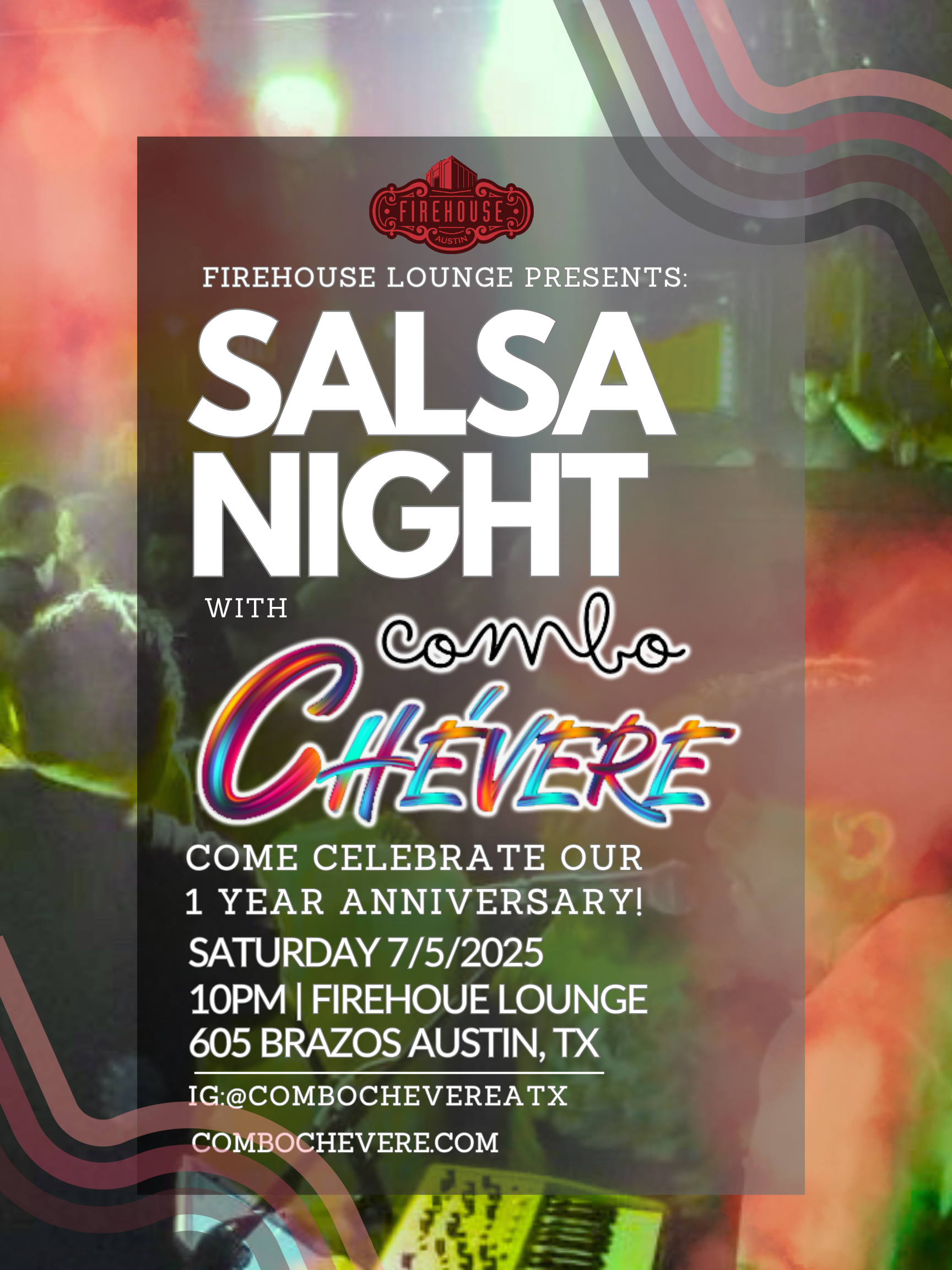 Firehouse Lounge Presents - Salsa Night With Combo Chévere Firehouse Lounge Presents - Salsa Night With Combo Chévere