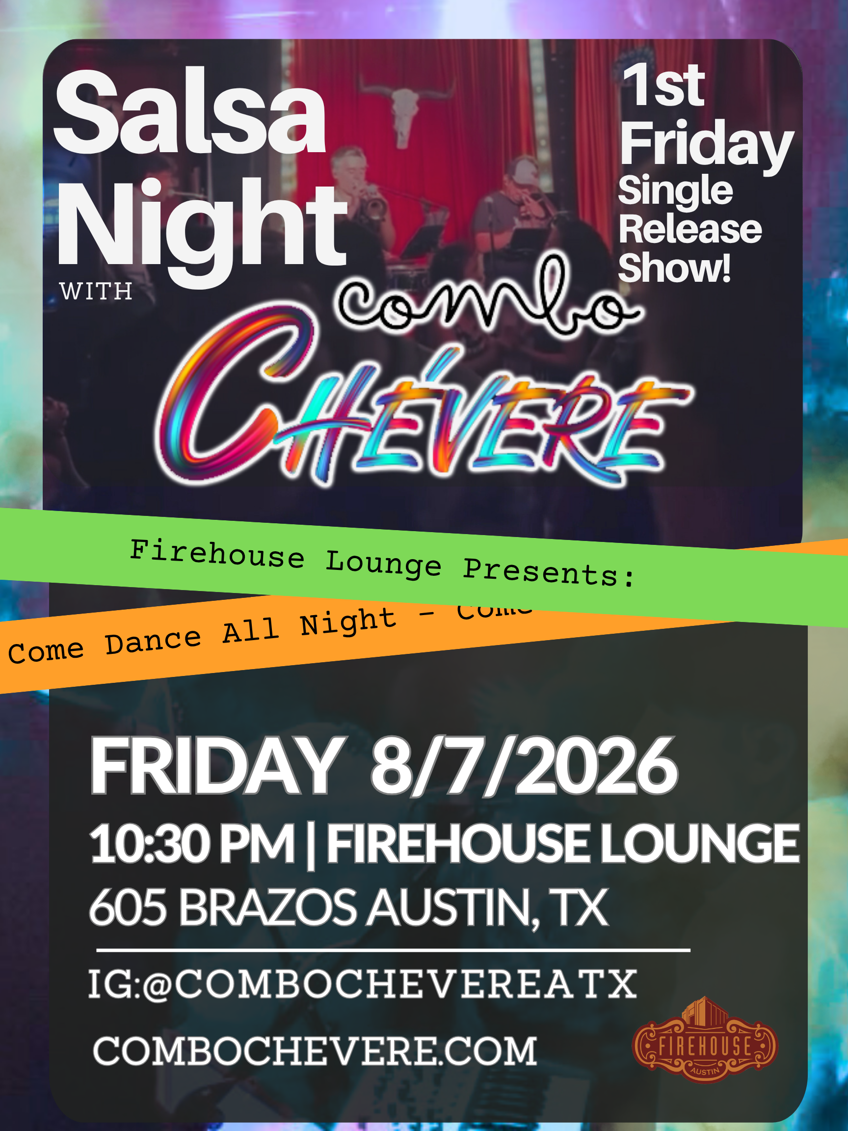 Firehouse Lounge Presents - Salsa Night With Combo Chévere