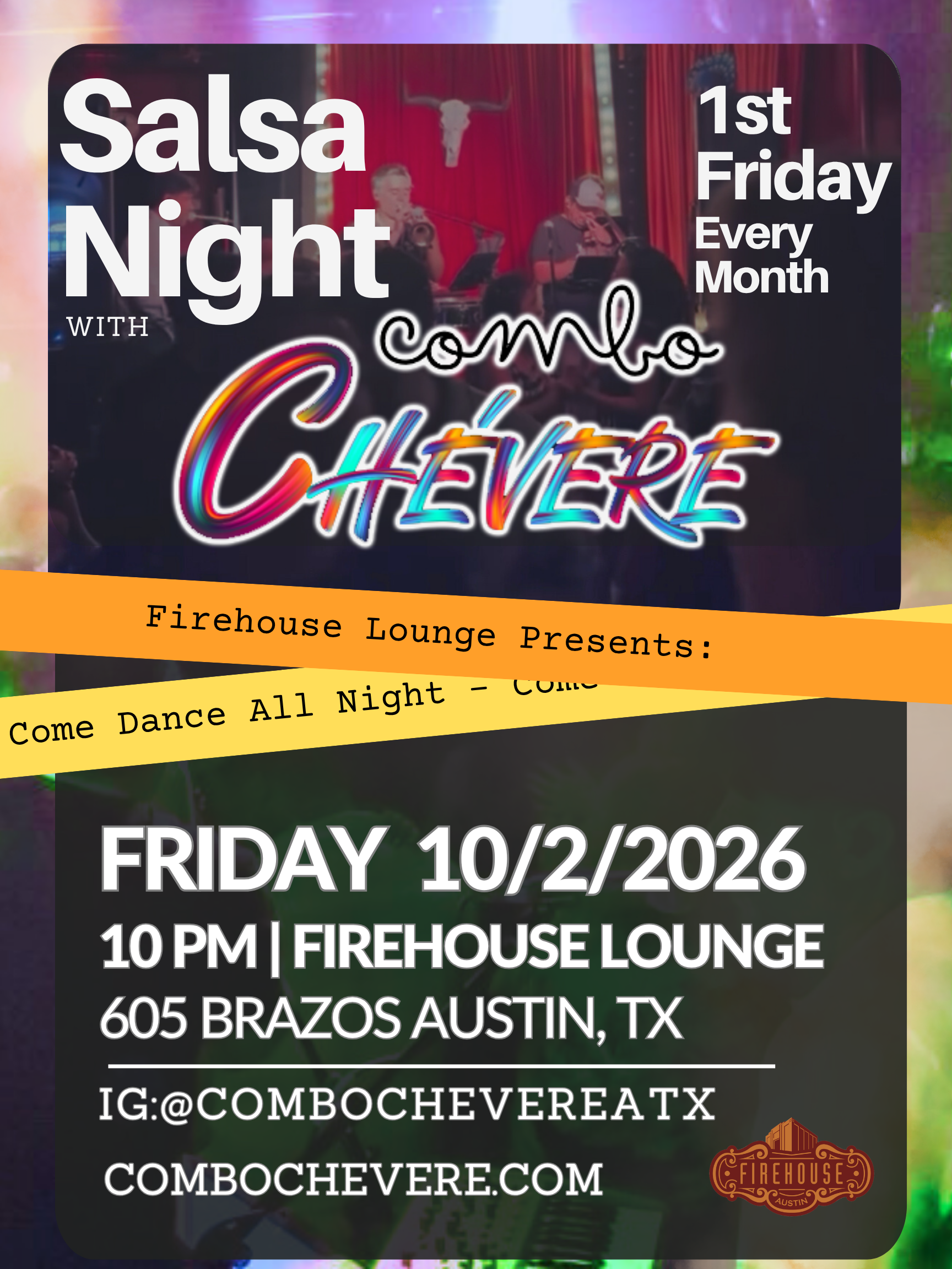 Firehouse Lounge Presents - Salsa Night With Combo Chévere