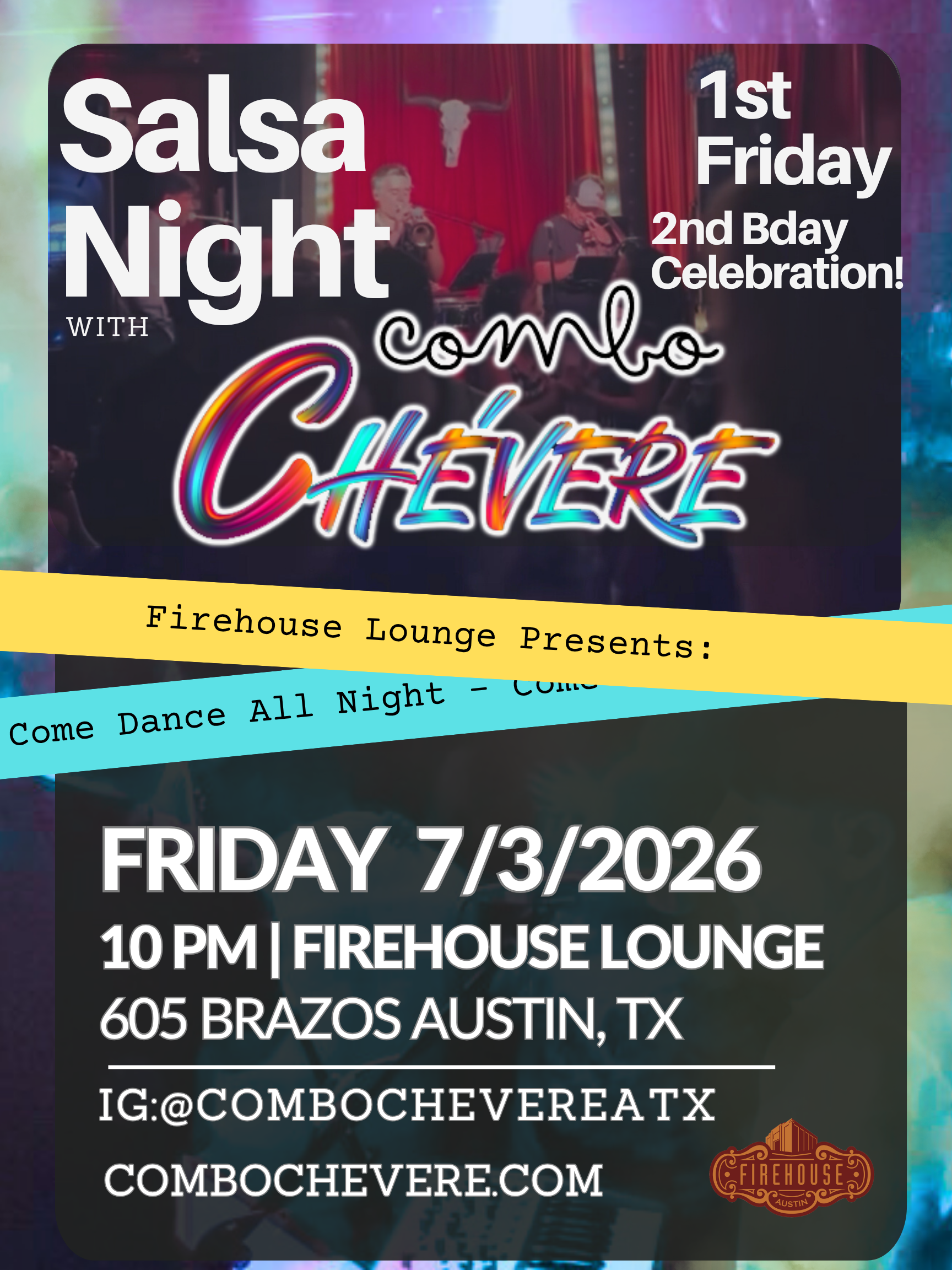 Firehouse Lounge Presents - Salsa Night With Combo Chévere