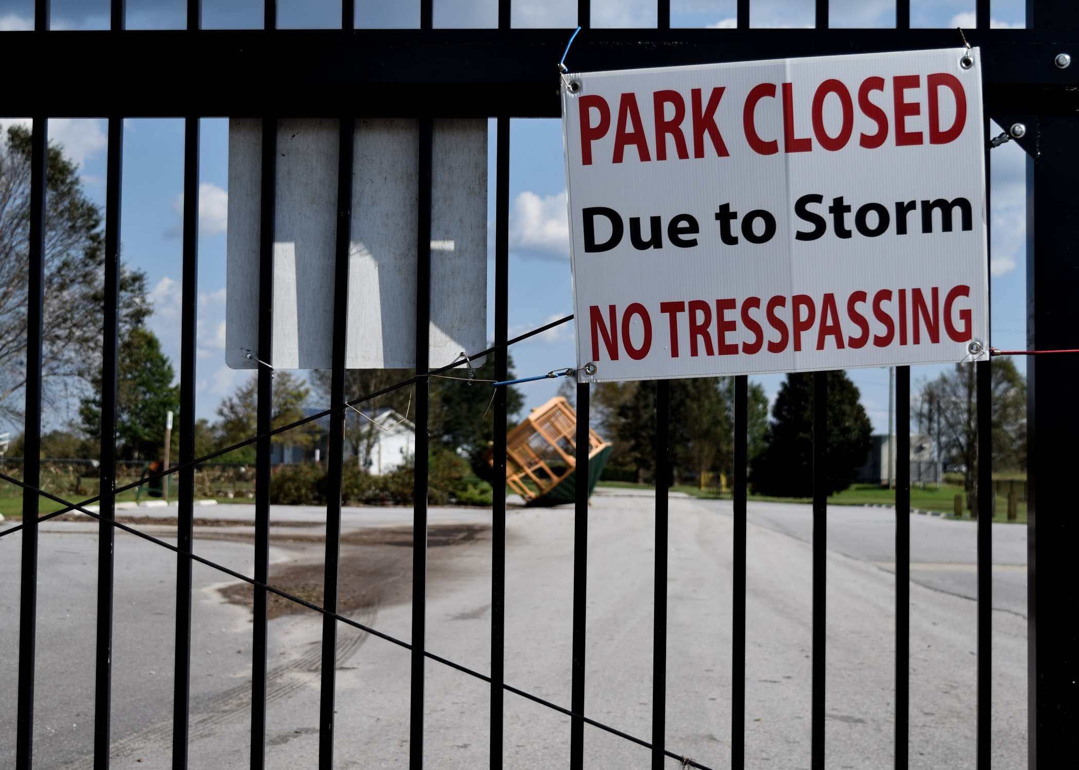 "Park Closed" Pollocksville, NC.  HR Wright, 2018.