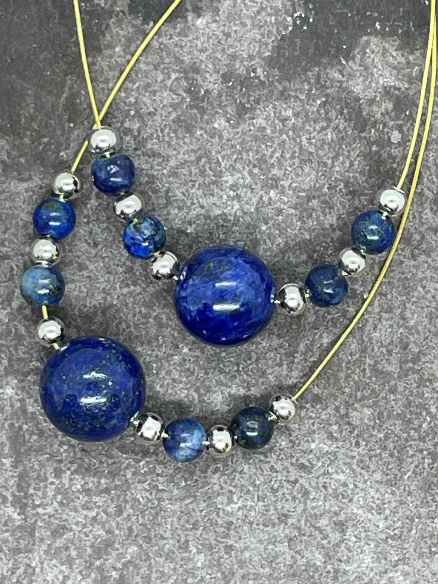 A Pair of Lapis Lazuli Spangles