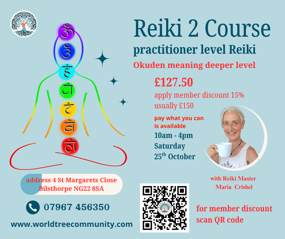 Reiki 2 Course - practitioner level Reiki