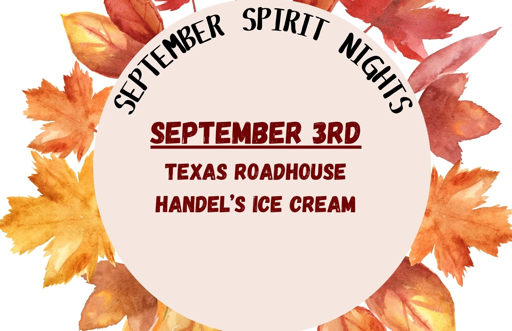 September Spirit Nights