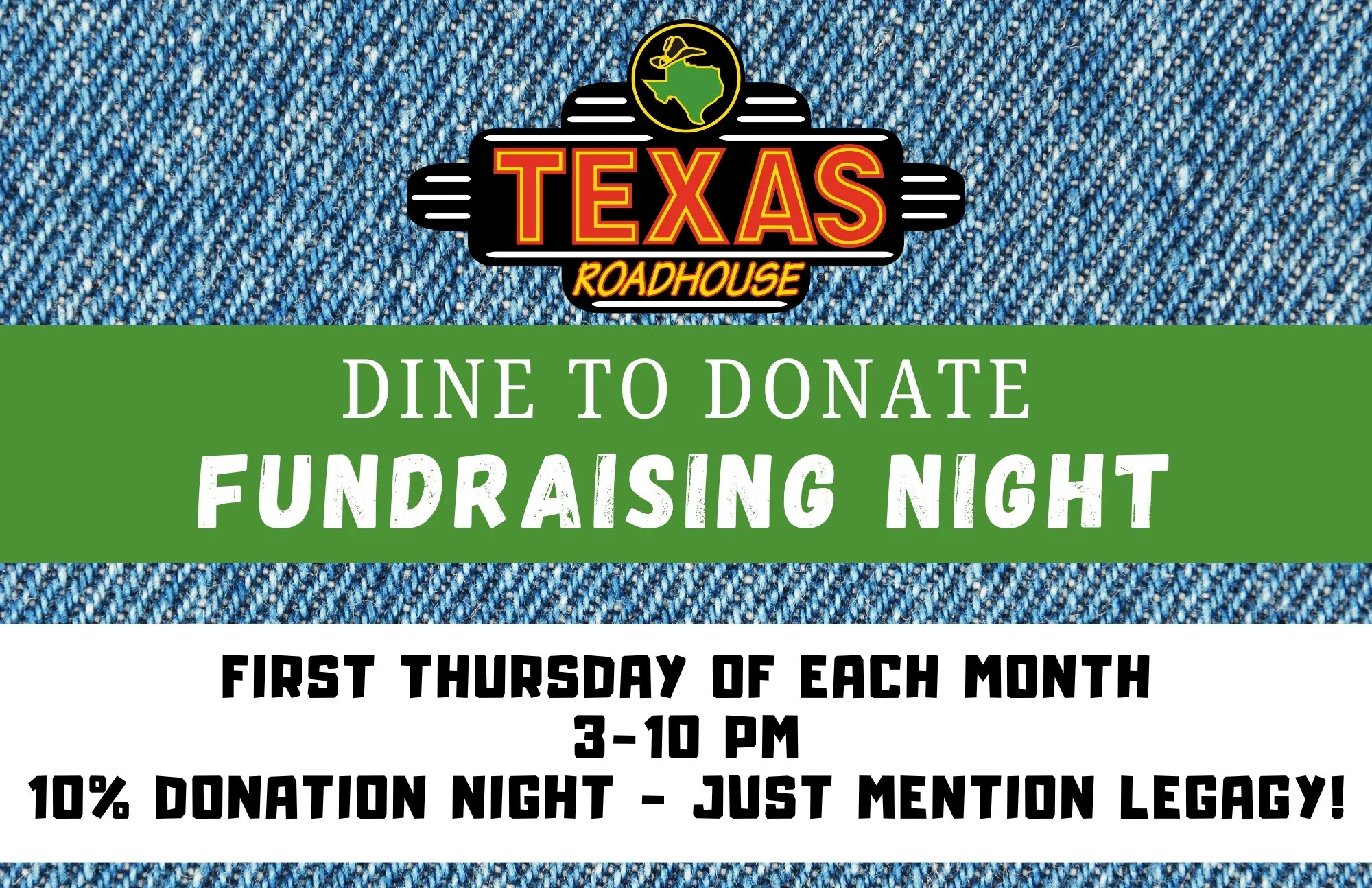 Texas Roadhouse Spirit Night