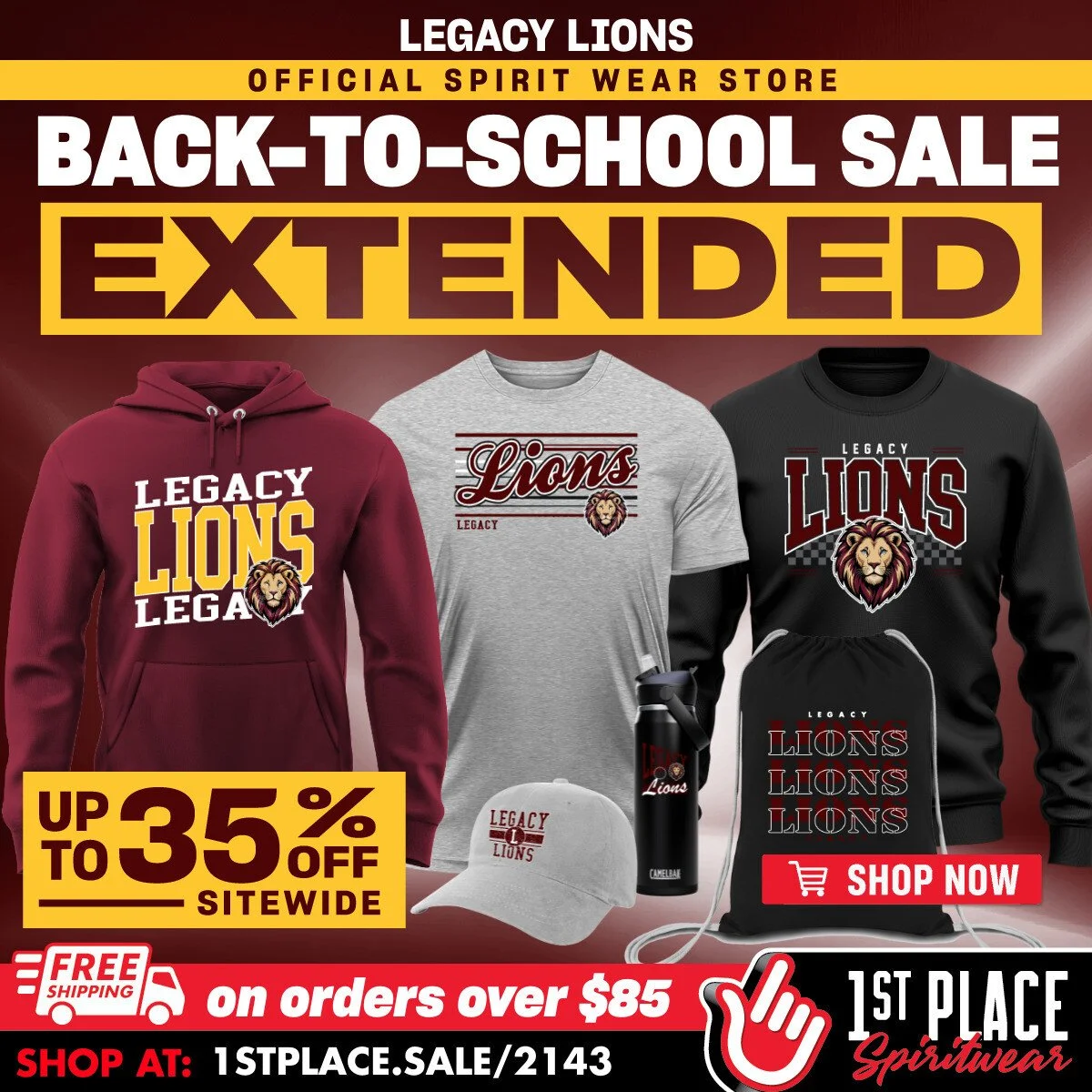 Spirit Wear Sale Extended! 