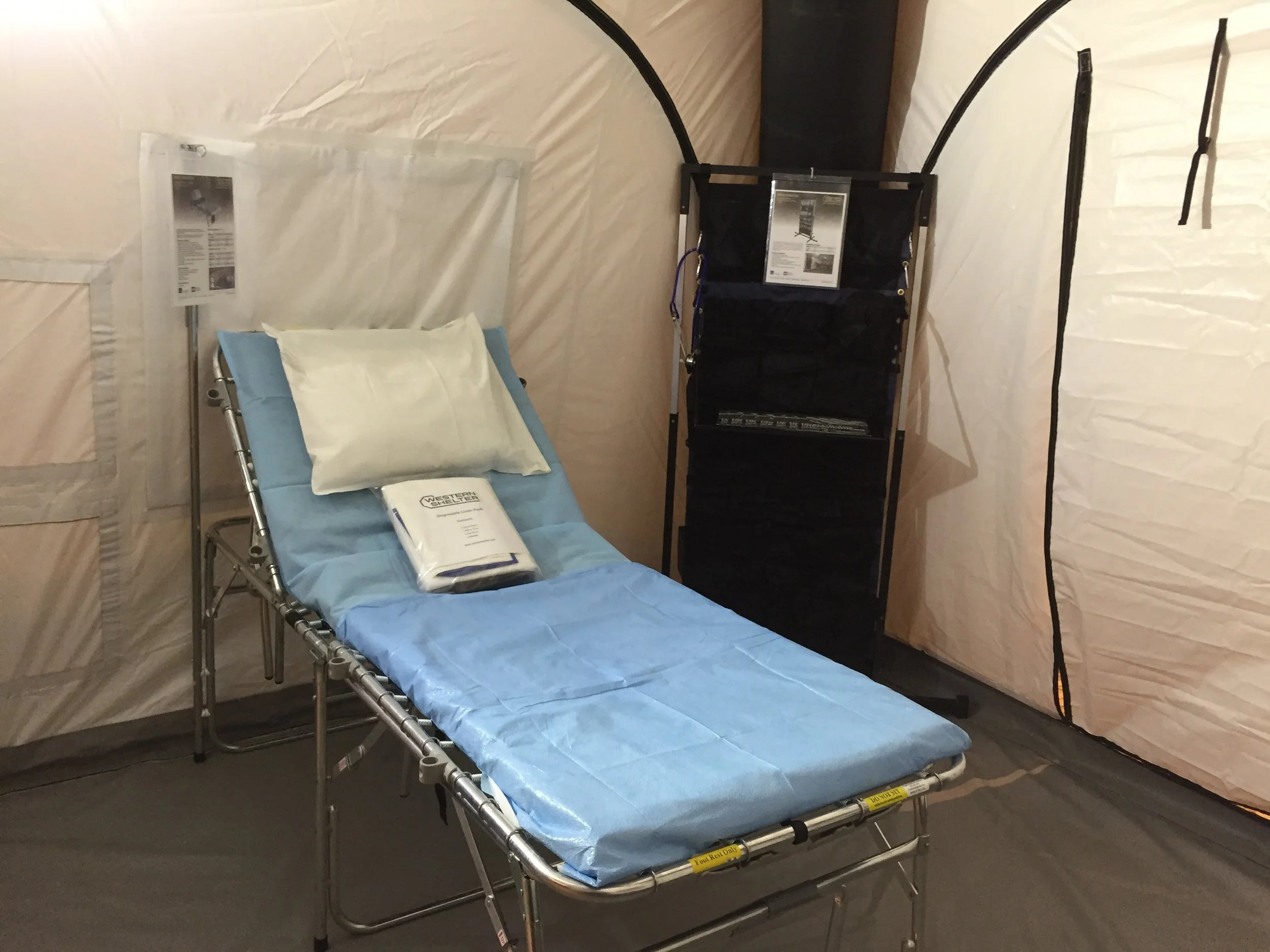 Each isolation system was outfitted with its own negative pressure capability, which includes emergency power, and medical gas systems, while also operating a HEPA filtration system to combat air pollutants.