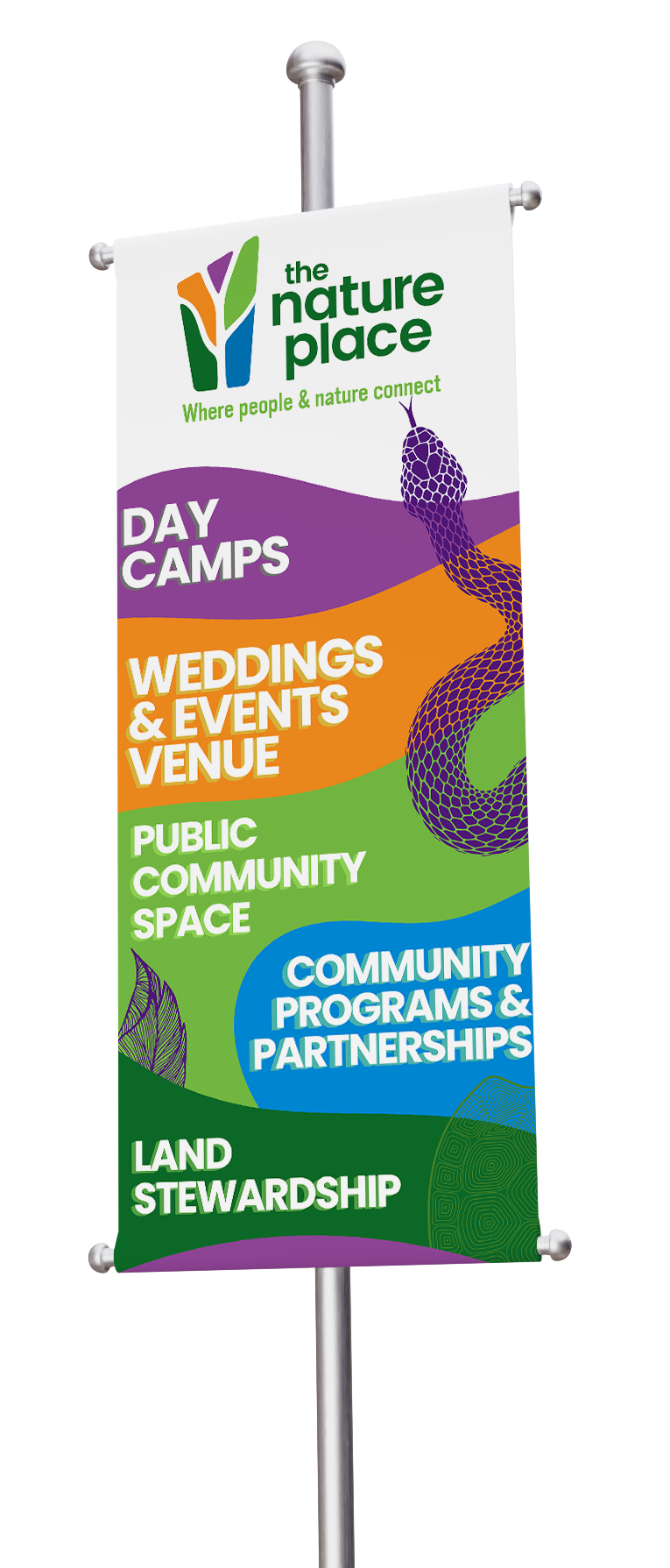 The Nature Place Light Post Graphic