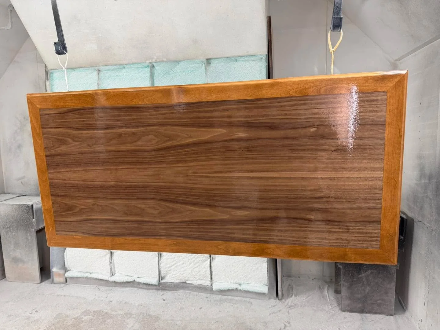 A statement piece in every sense. This custom desktop pairs rich walnut grain with a stained alder trim, bringing warmth, contrast, and a clean finished look to the workspace. Built to stand out and made to last.

Ready to create something custom for