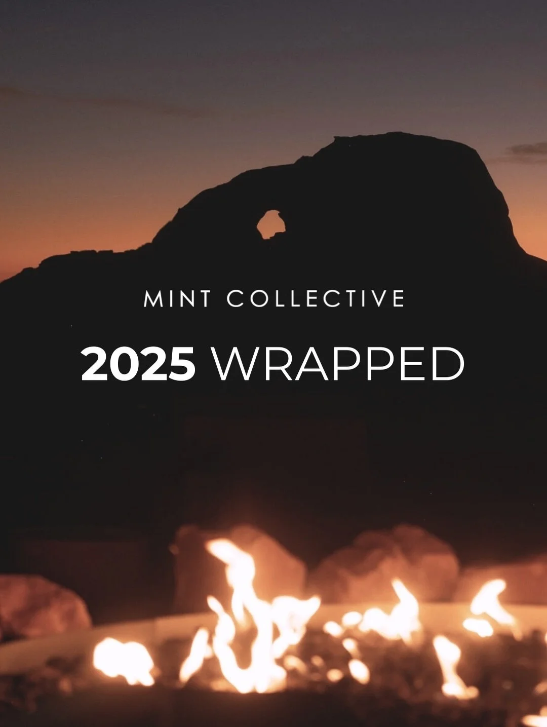 Mint 2025 Wrapped &mdash;  We gathered in 27 states, explored 23 national parks, and created meaningful experiences for nearly 7,000 guests.
From exploring trails and winding roads to gathering around the campfire and diving into cold plunge mornings