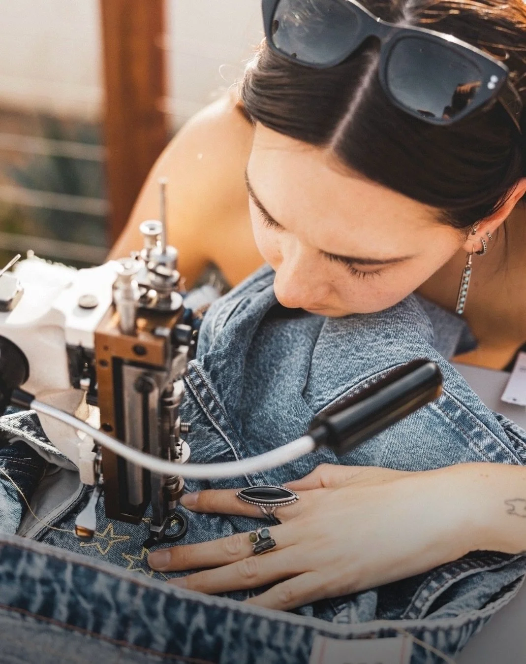 Custom denim is trending. 
⠀⠀⠀⠀⠀⠀⠀⠀⠀
This summer, we&rsquo;re swapping the generic for the handcrafted with live on-site embroidery. From bandanas and hats to your favorite go-to jacket, every stitch is intentional.
⠀⠀⠀⠀⠀⠀⠀⠀⠀
The Ultimate Keepsake.
W