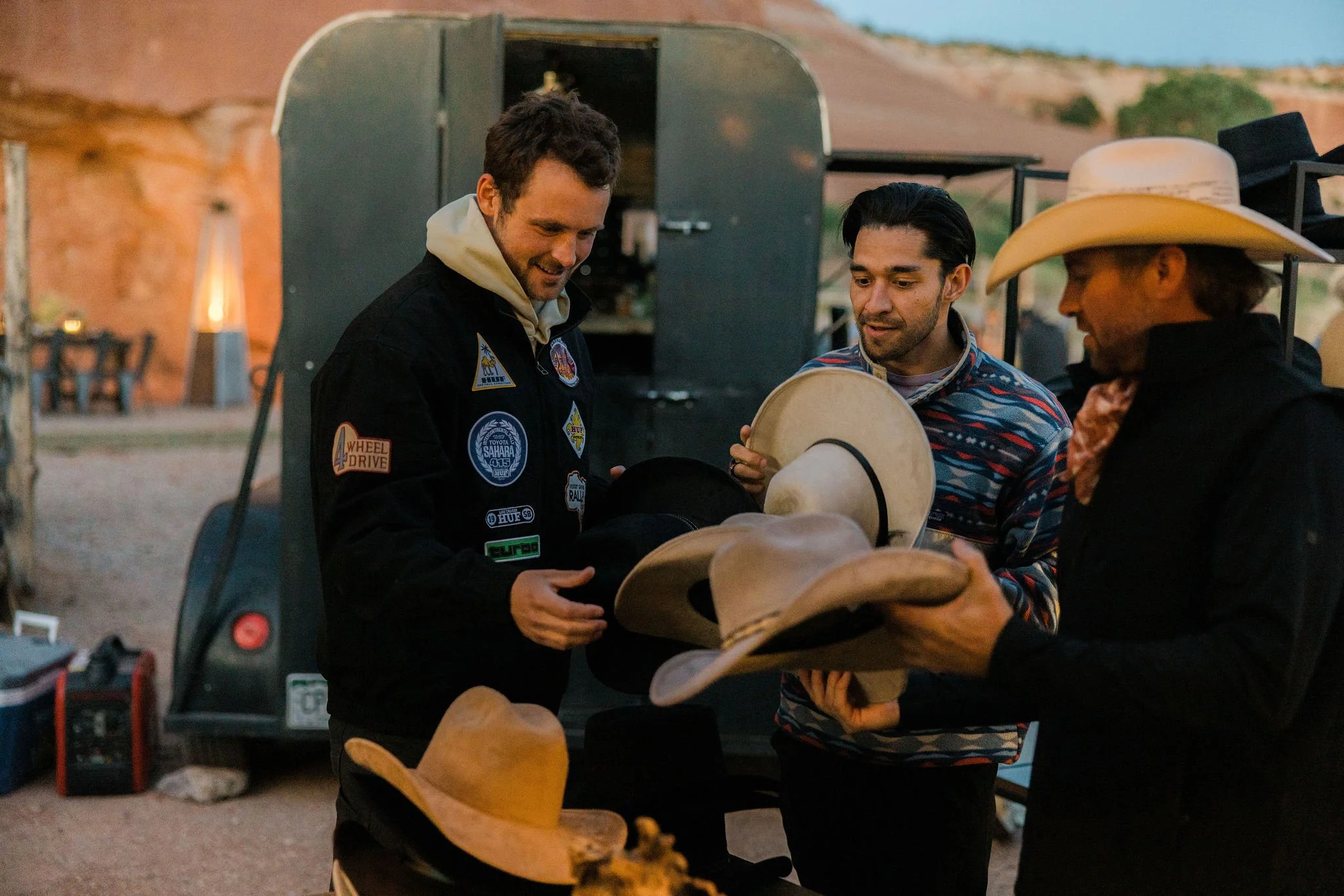 Mint Collective live cowboy hat branding activation for Instagram influencer event