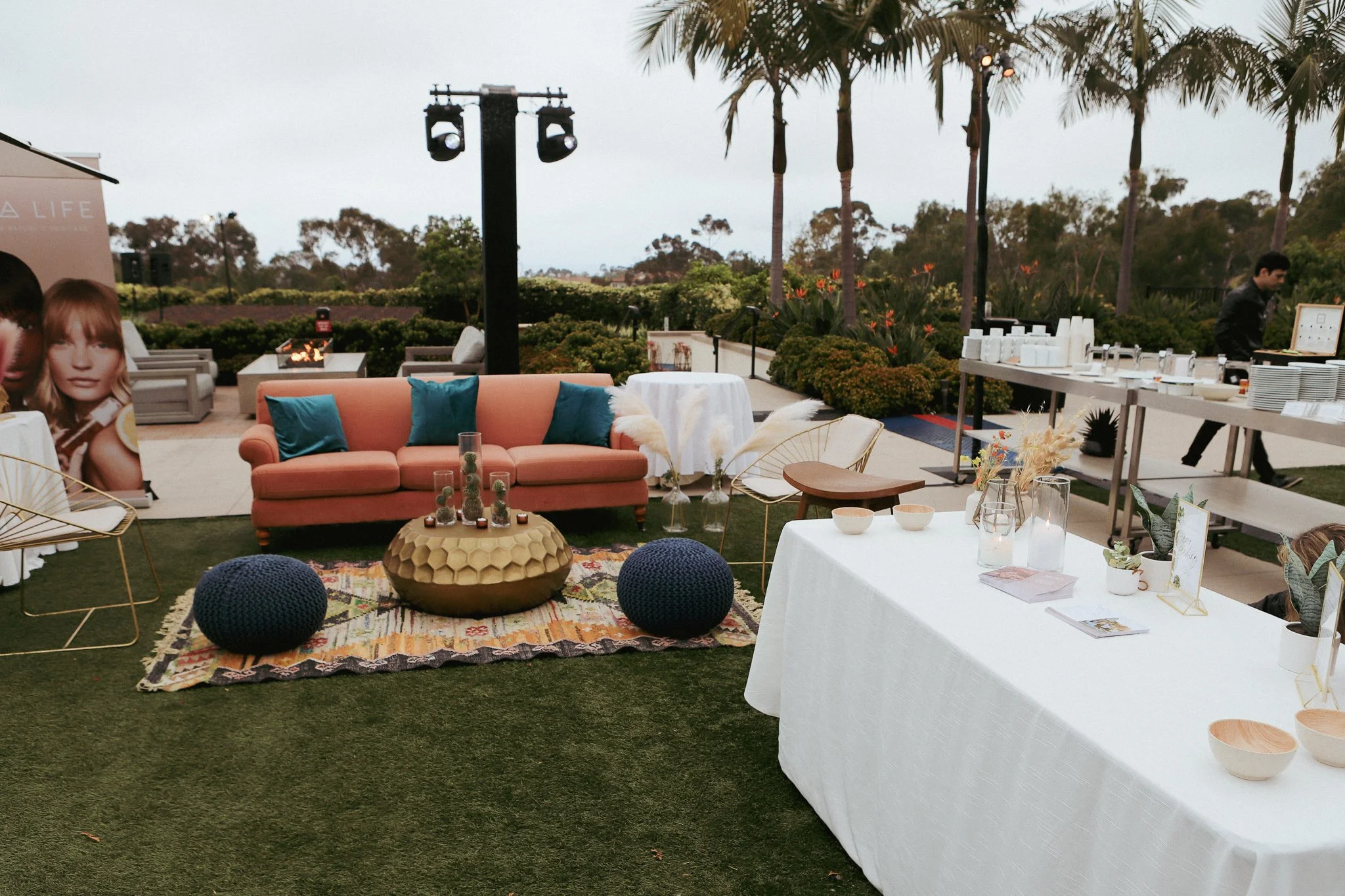 Wellness Lounge at Outdoor Event